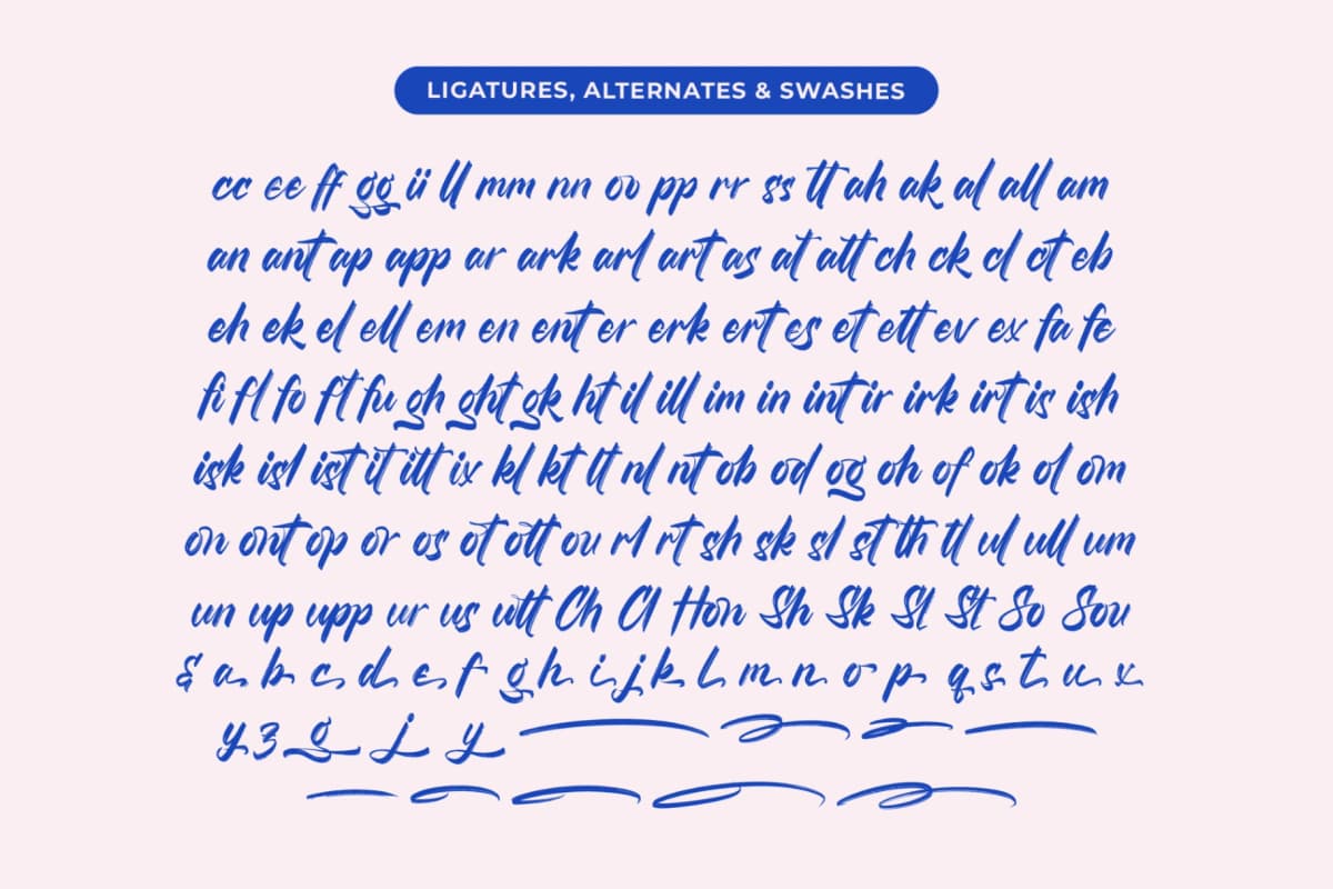 Preview 18 for Mistery Brighten - Modern Brush Font