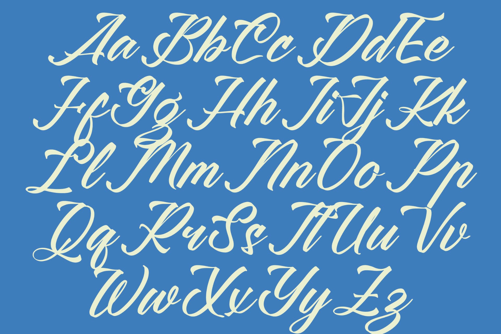 Preview 13 for Clesha Halgestine - Modern Calligraphy Font