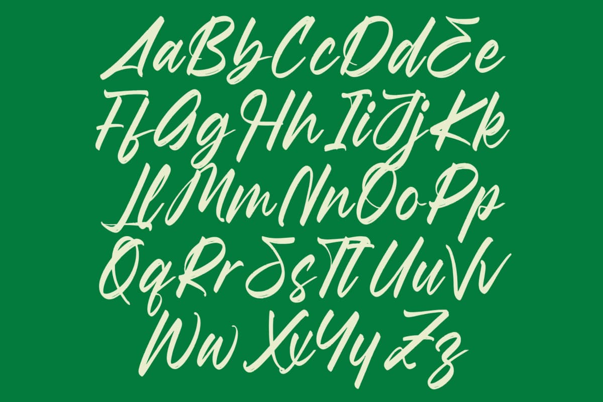Preview 9 for Hamilton Brittany - Bold Brush Font