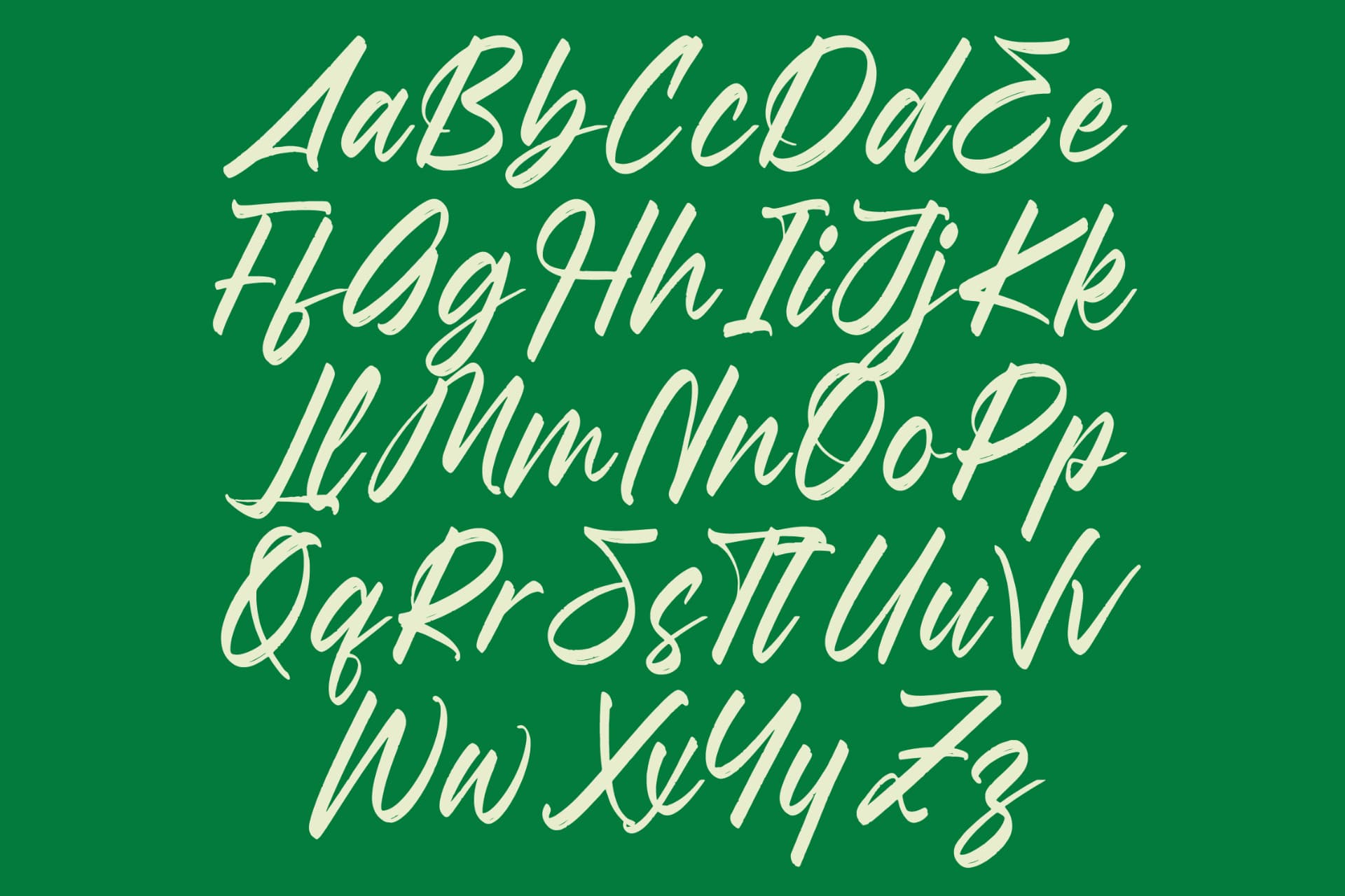 Preview 9 for Hamilton Brittany - Bold Brush Font