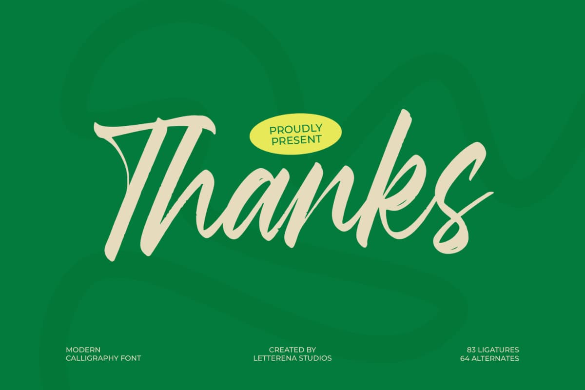 Preview 20 for Hamilton Brittany - Bold Brush Font
