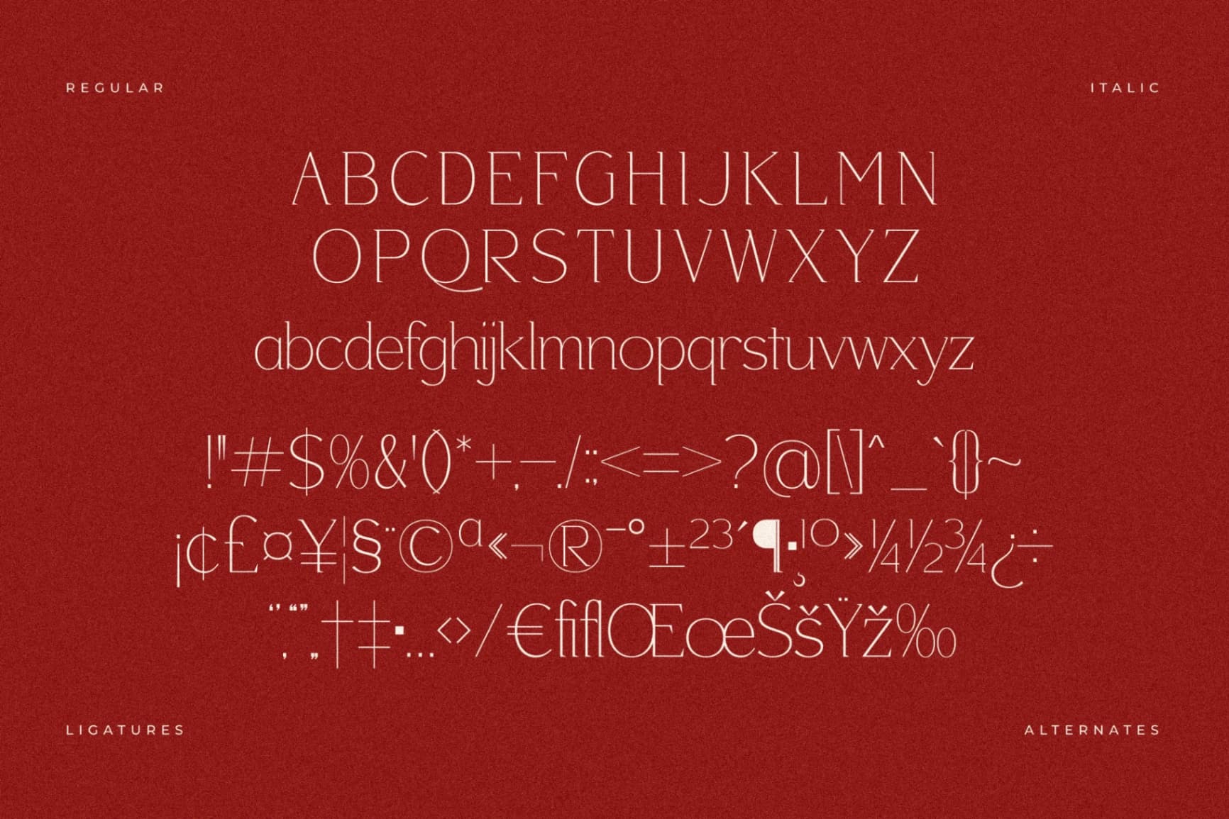 Preview 13 for Wordefta - Modern Serif Display Font