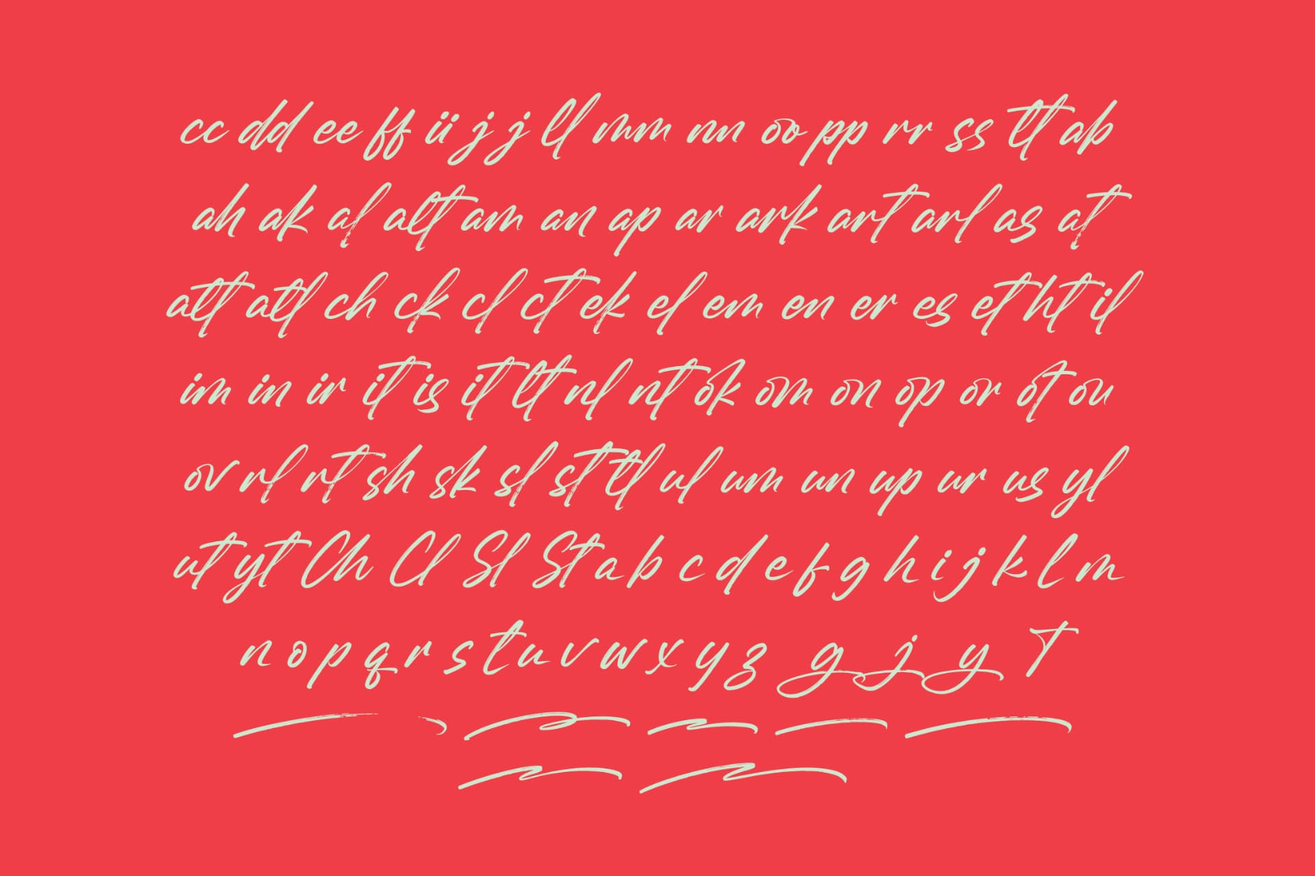 Preview 18 for Gently Milarea - Modern Brush Font