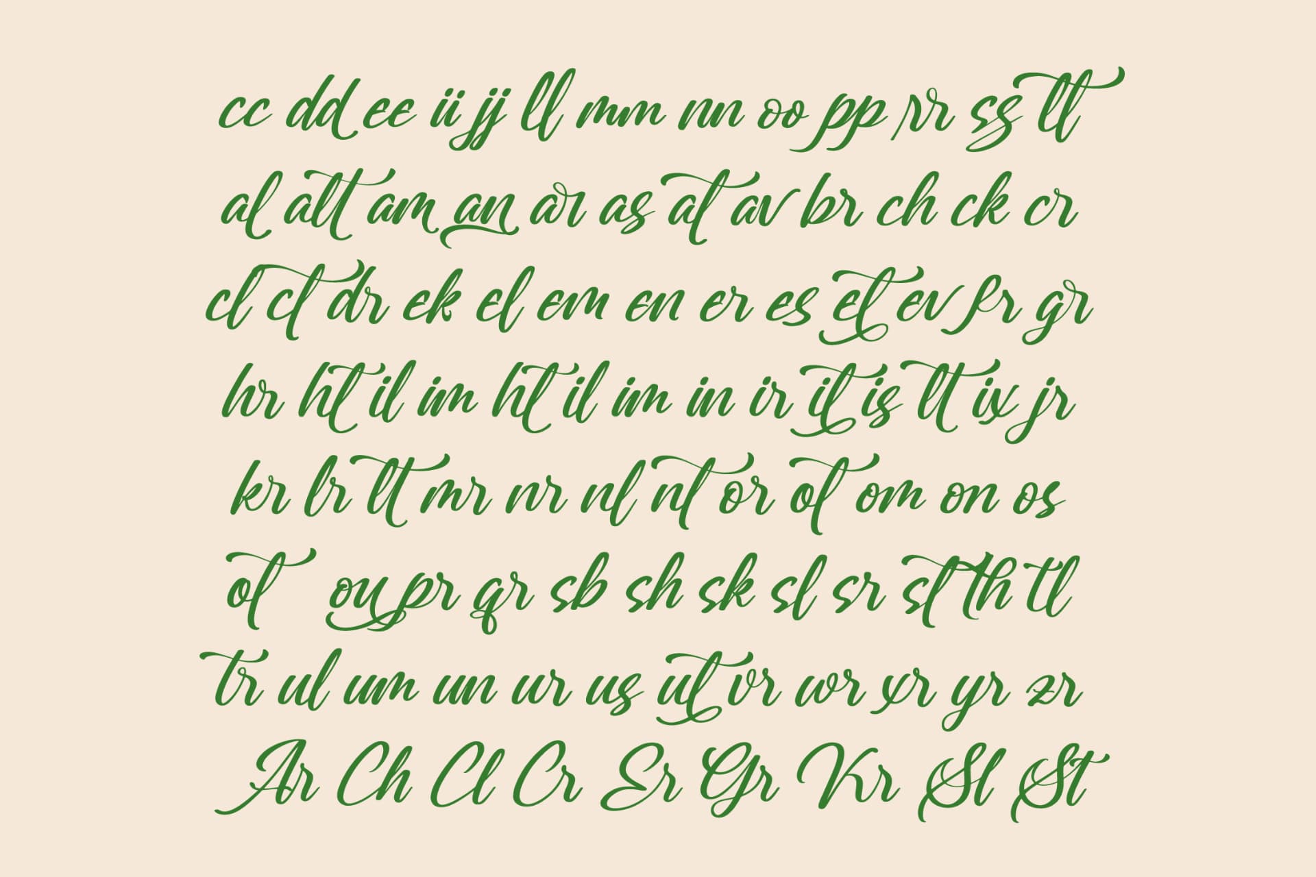 Preview 18 for Greatesa Brought - Bold Calligraphy Font