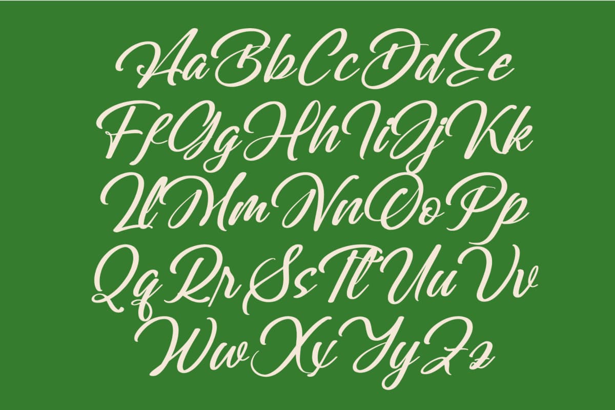 Preview 15 for Greatesa Brought - Bold Calligraphy Font