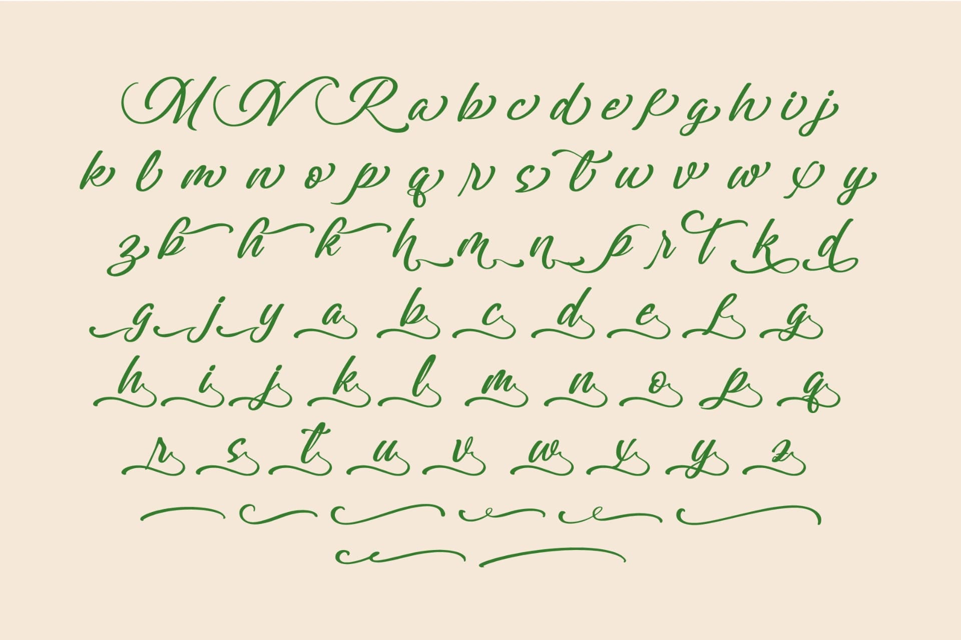 Preview 14 for Greatesa Brought - Bold Calligraphy Font