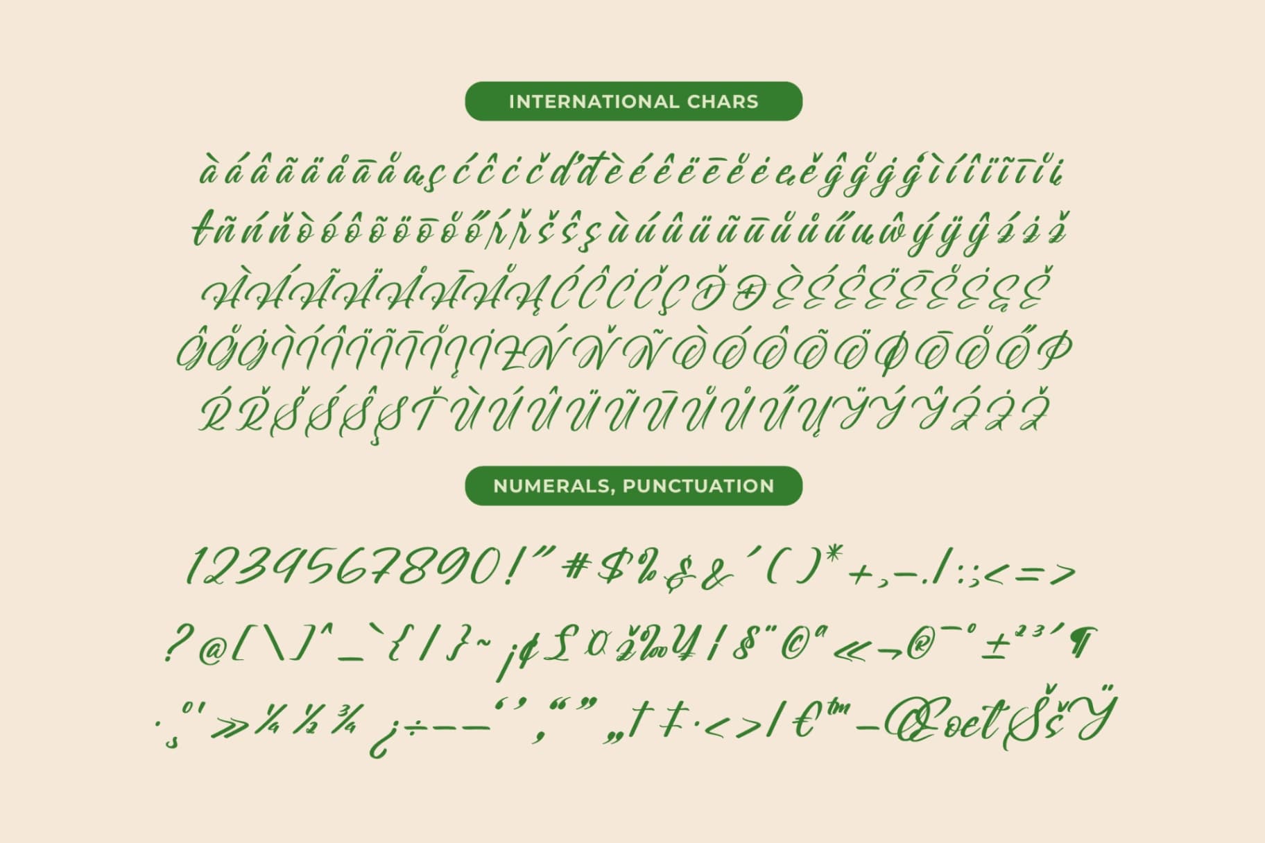 Preview 19 for Greatesa Brought - Bold Calligraphy Font