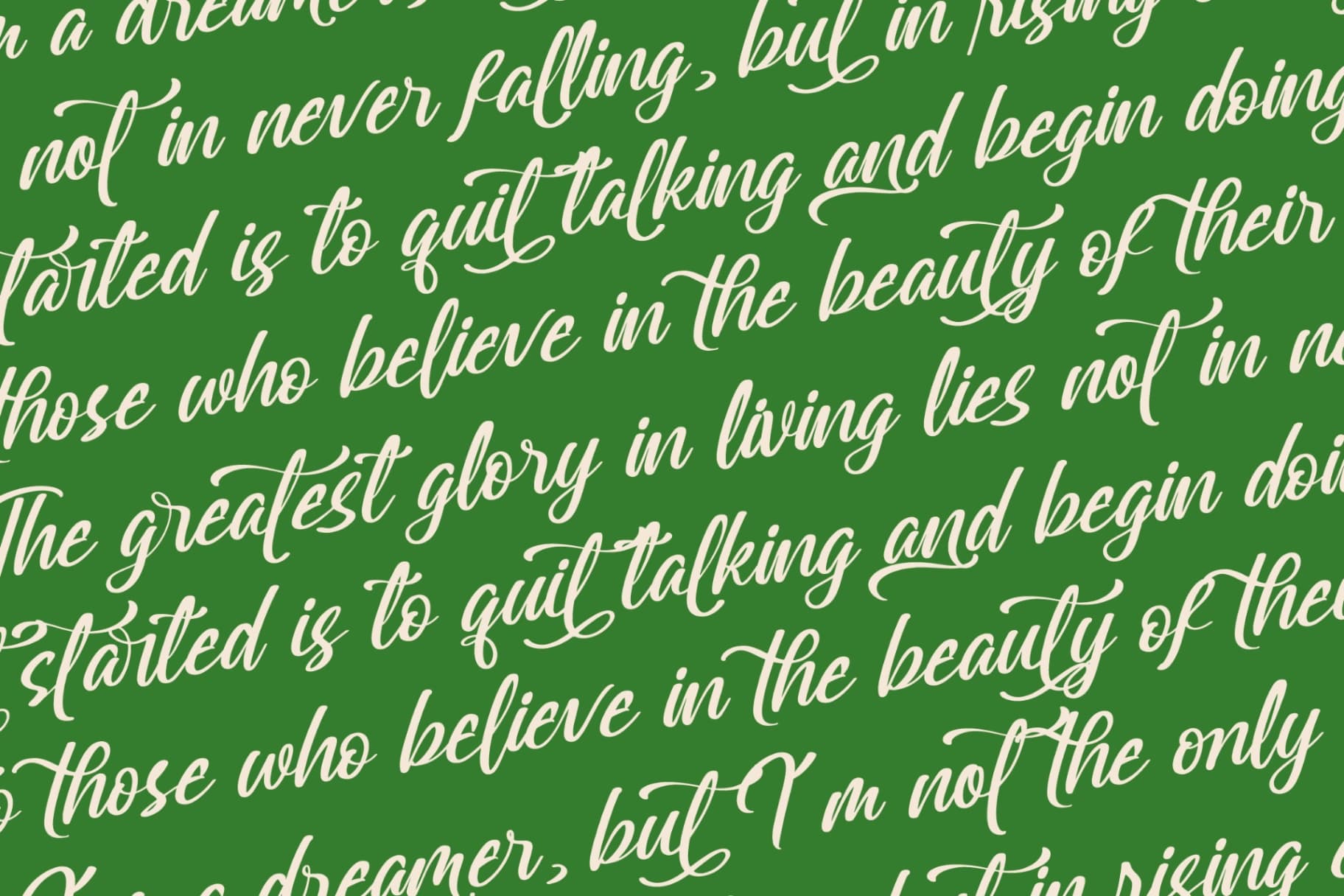 Preview 17 for Greatesa Brought - Bold Calligraphy Font
