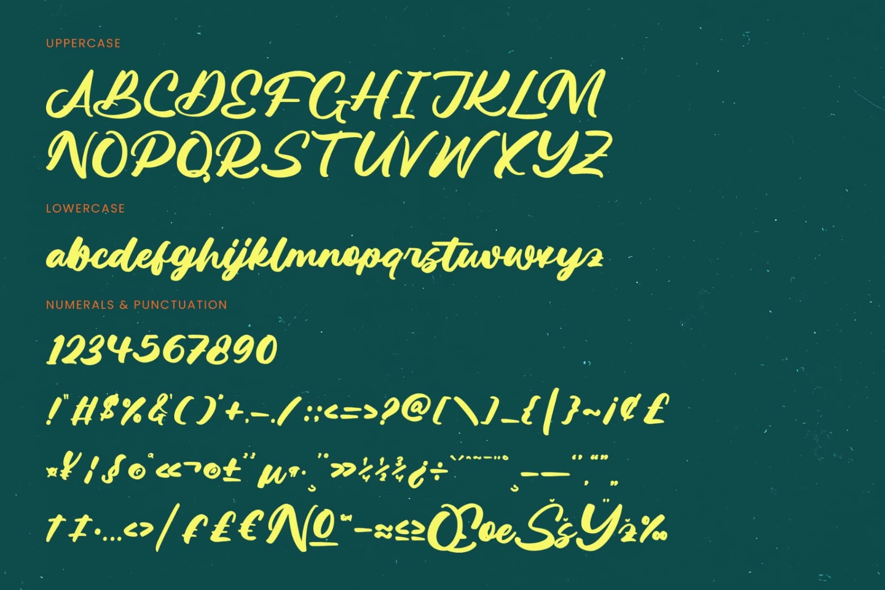 Preview 17 for Factun Blacki - Bold Calligraphy Font