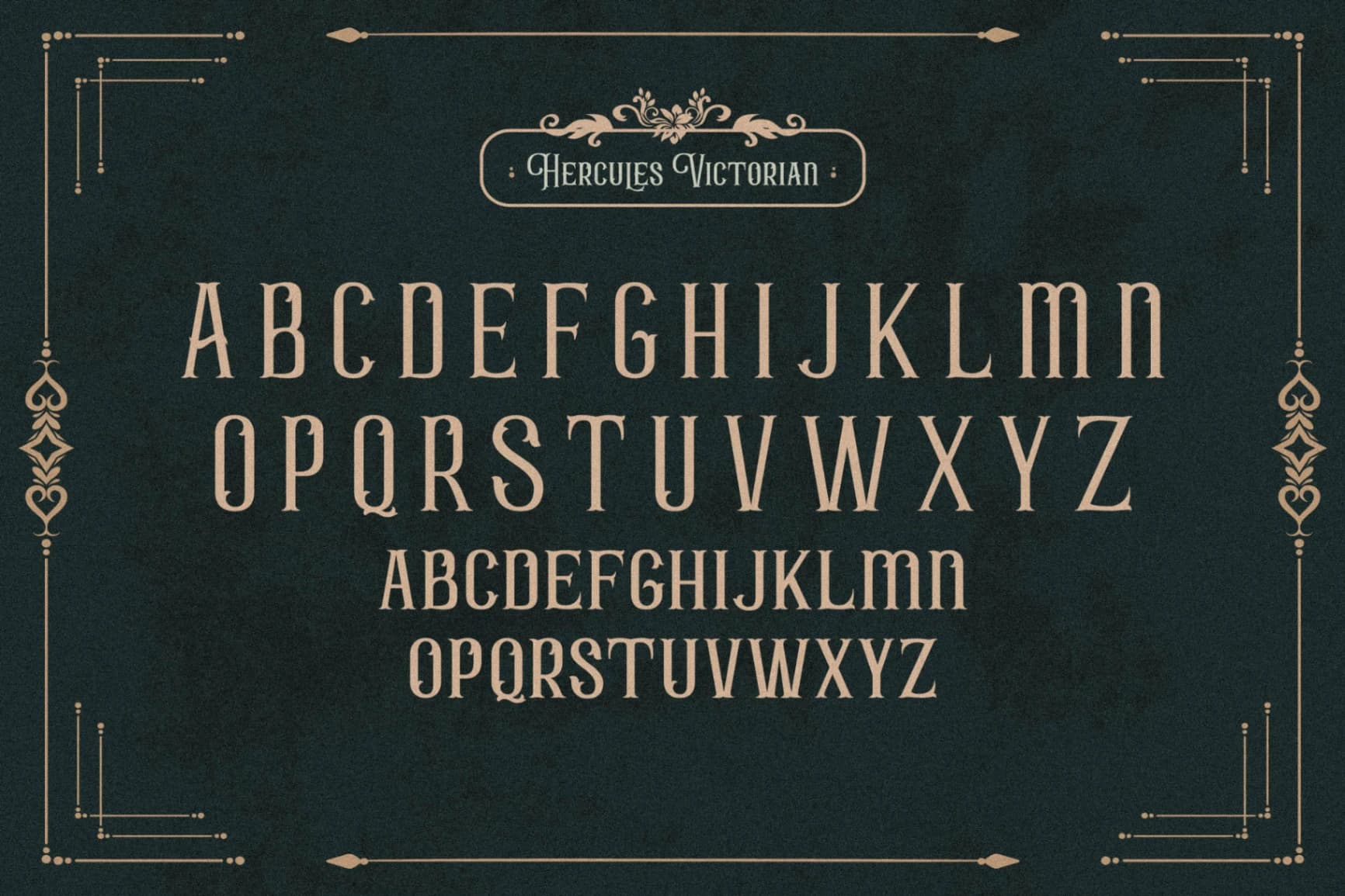 Preview 11 for Hercules - Victorian Typeface Font