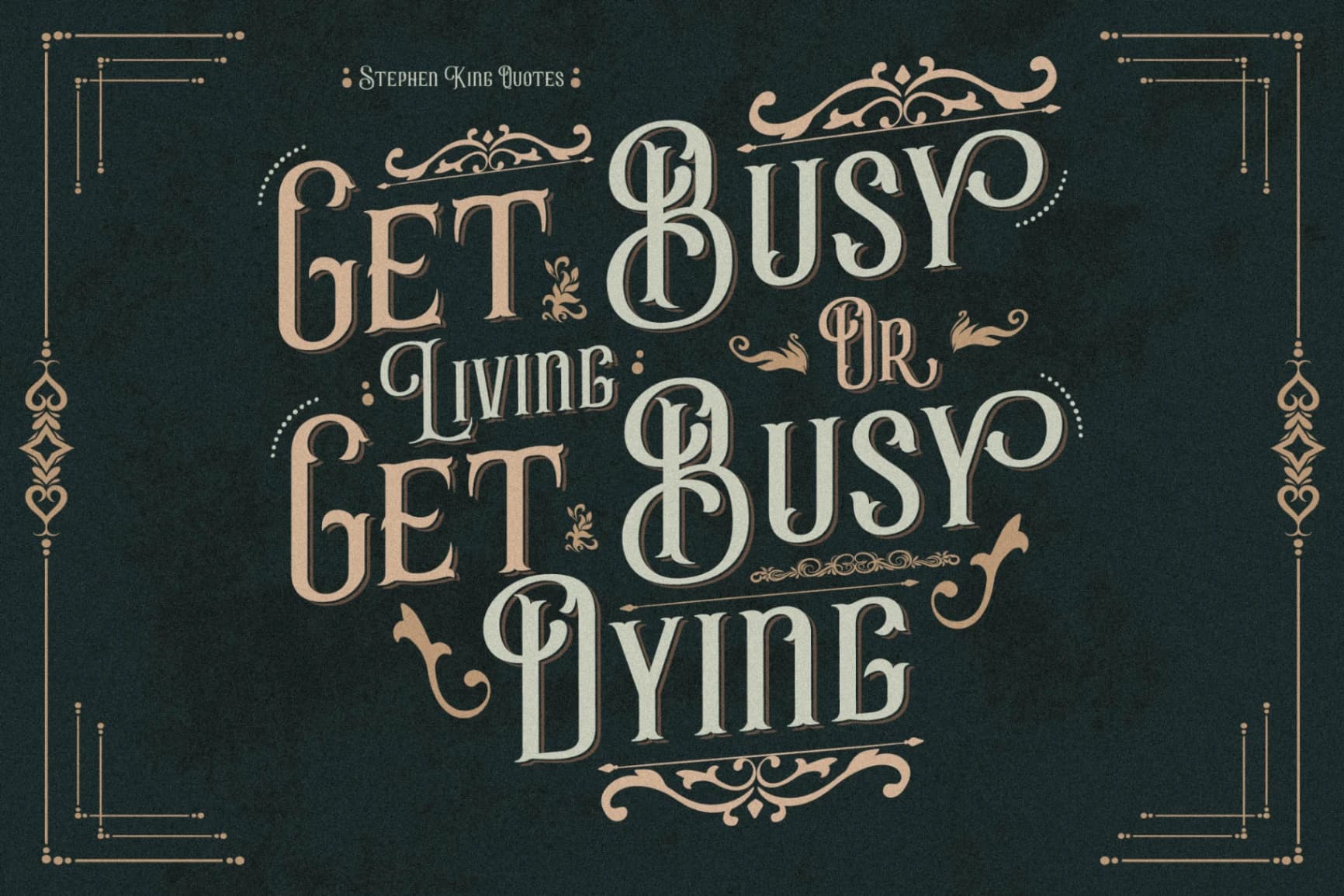Preview 3 for Hercules - Victorian Typeface Font