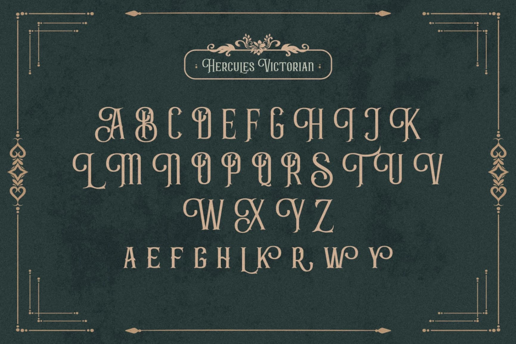 Preview 12 for Hercules - Victorian Typeface Font