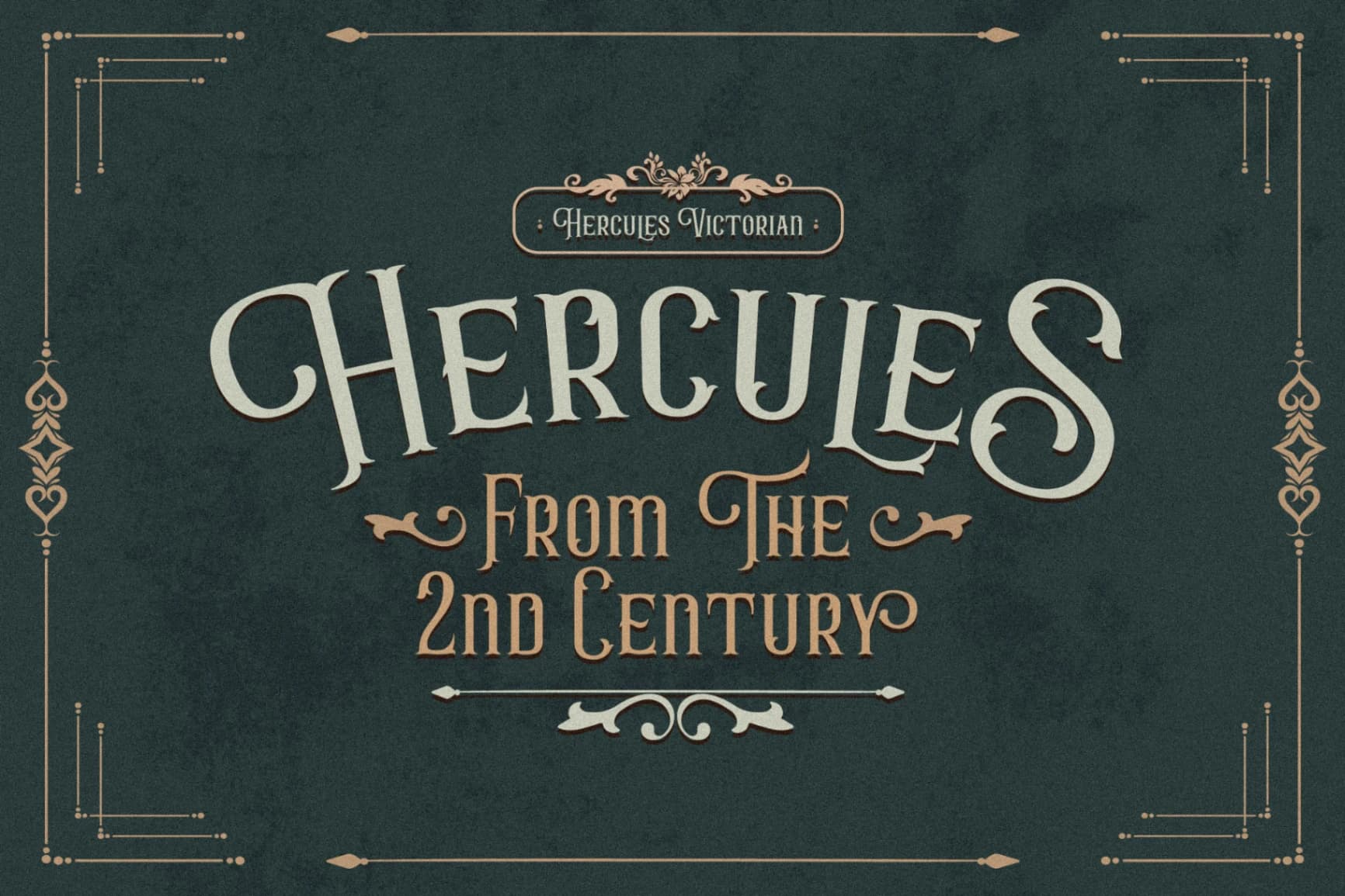 Preview 10 for Hercules - Victorian Typeface Font