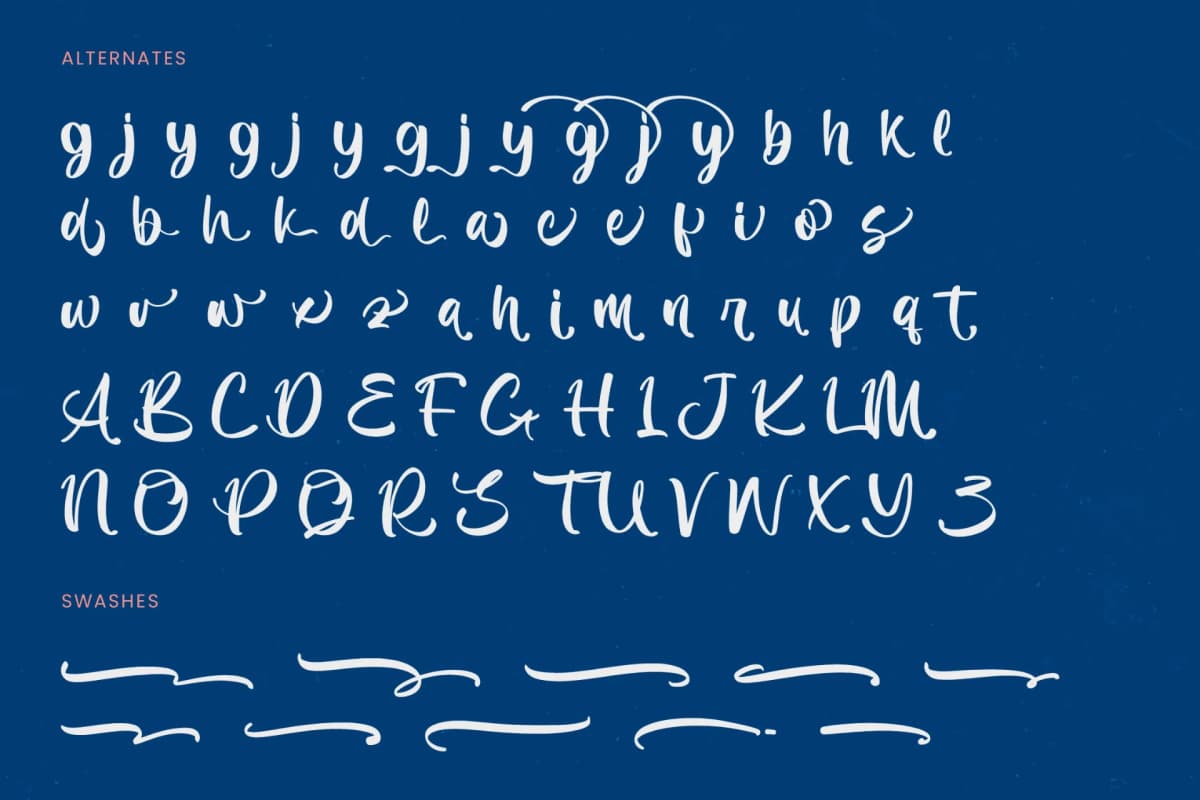 Imagine Sunday - Bold Handwritten Font font preview 18