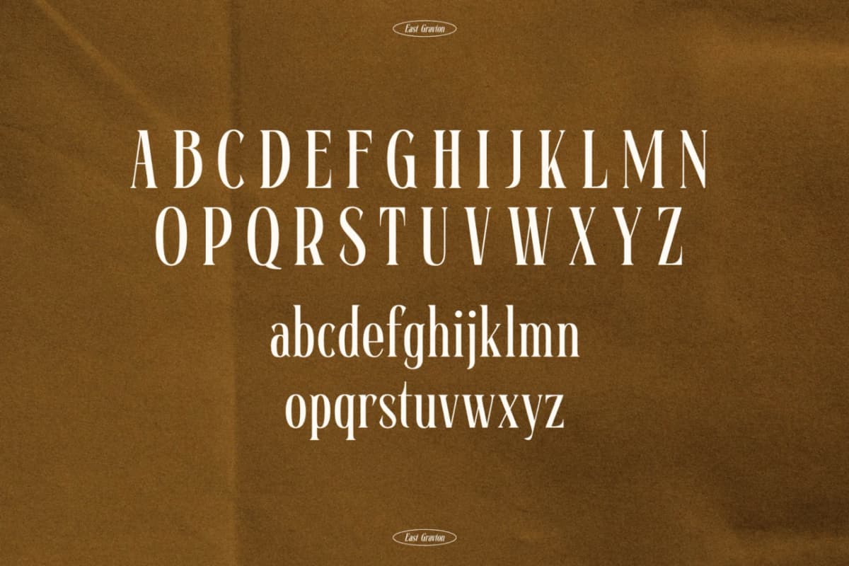 Preview 13 for East Gravton - New Serif Font