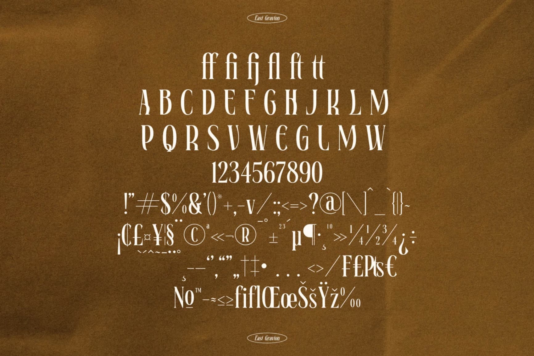 Preview 14 for East Gravton - New Serif Font