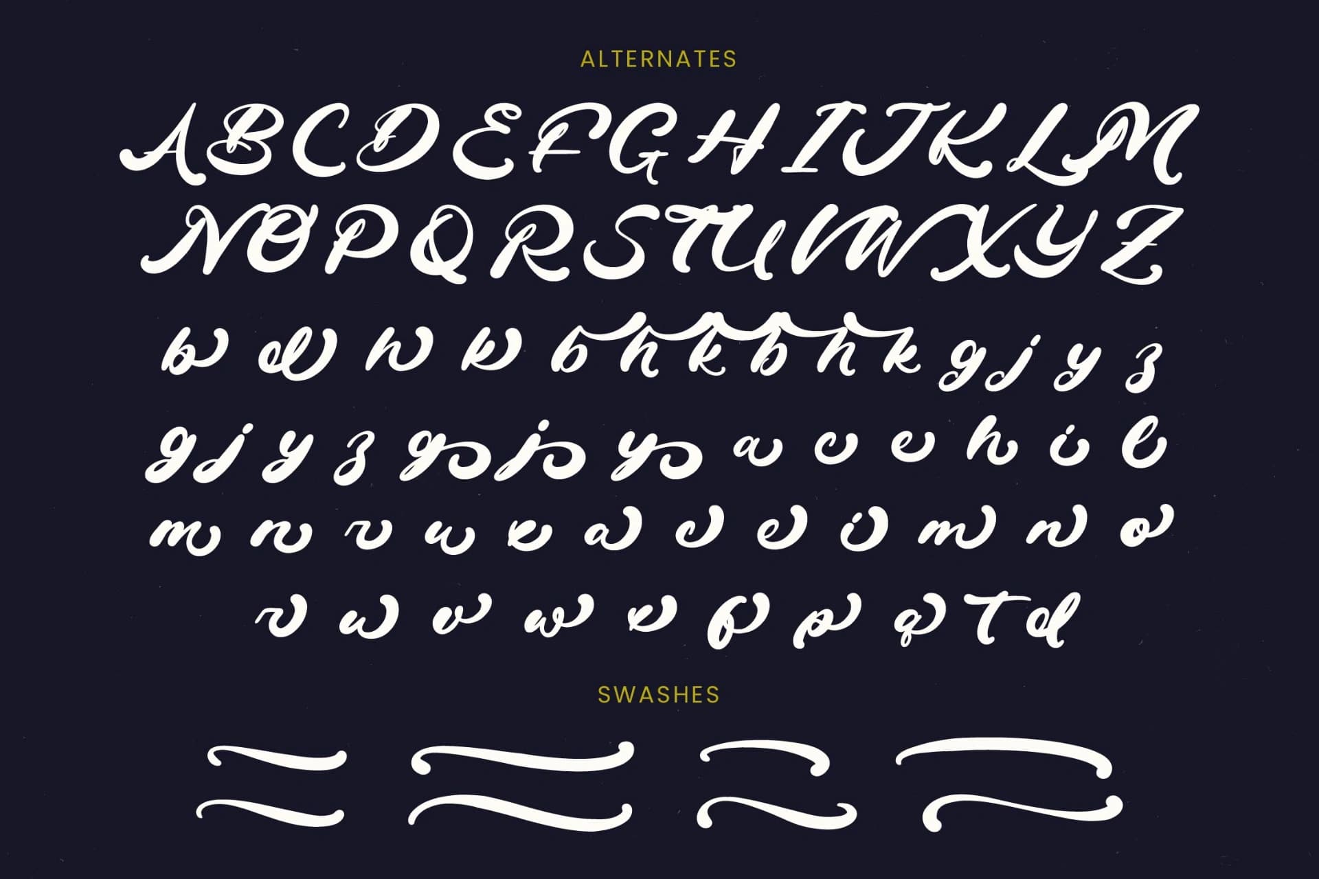 Preview 19 for Drink South - Bold Calligraphy Font