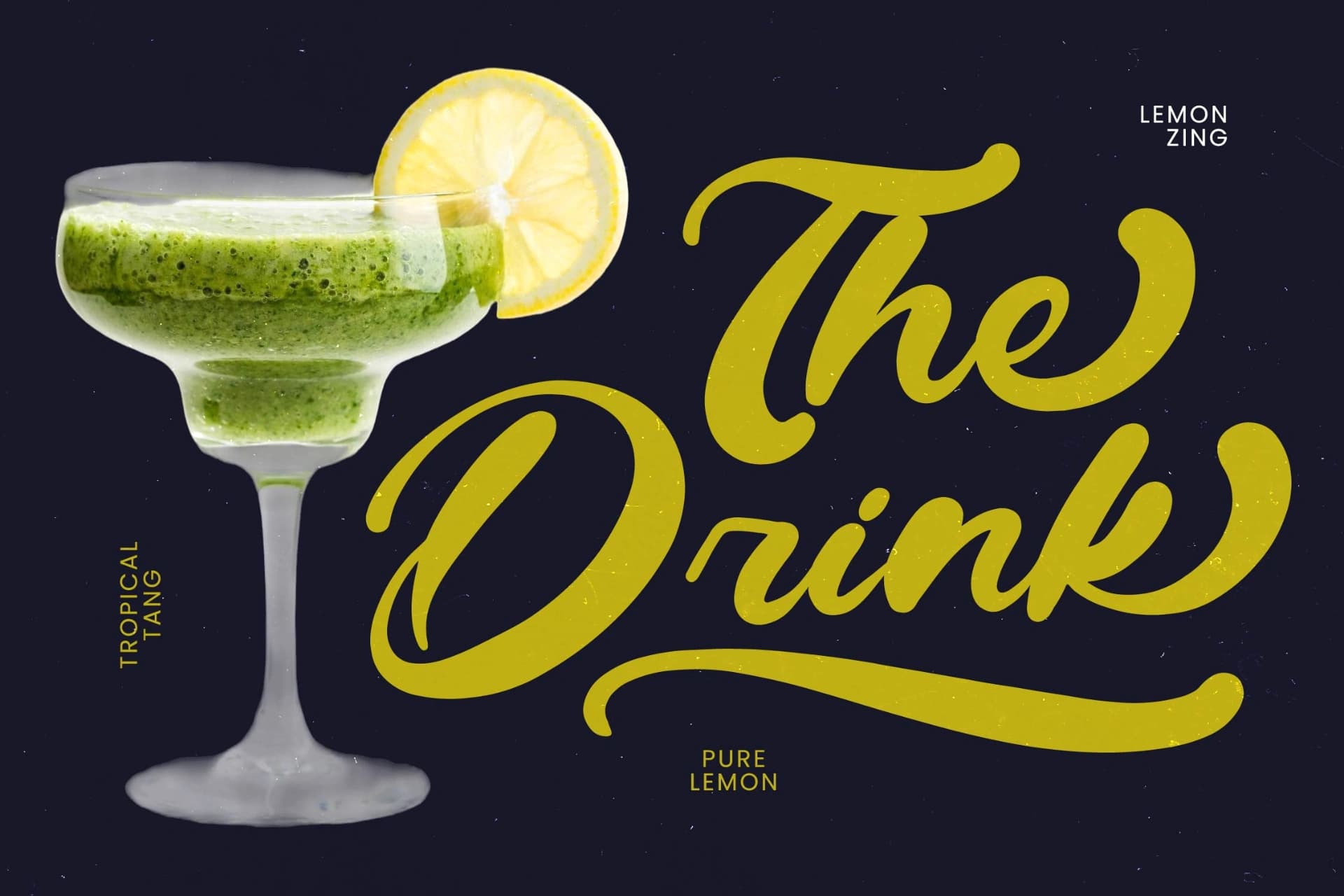 Preview 12 for Drink South - Bold Calligraphy Font