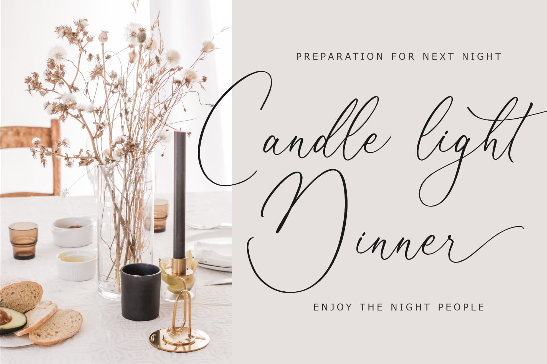 Preview 2 for Beatrice Clorophil - Chic Calligraphy Font