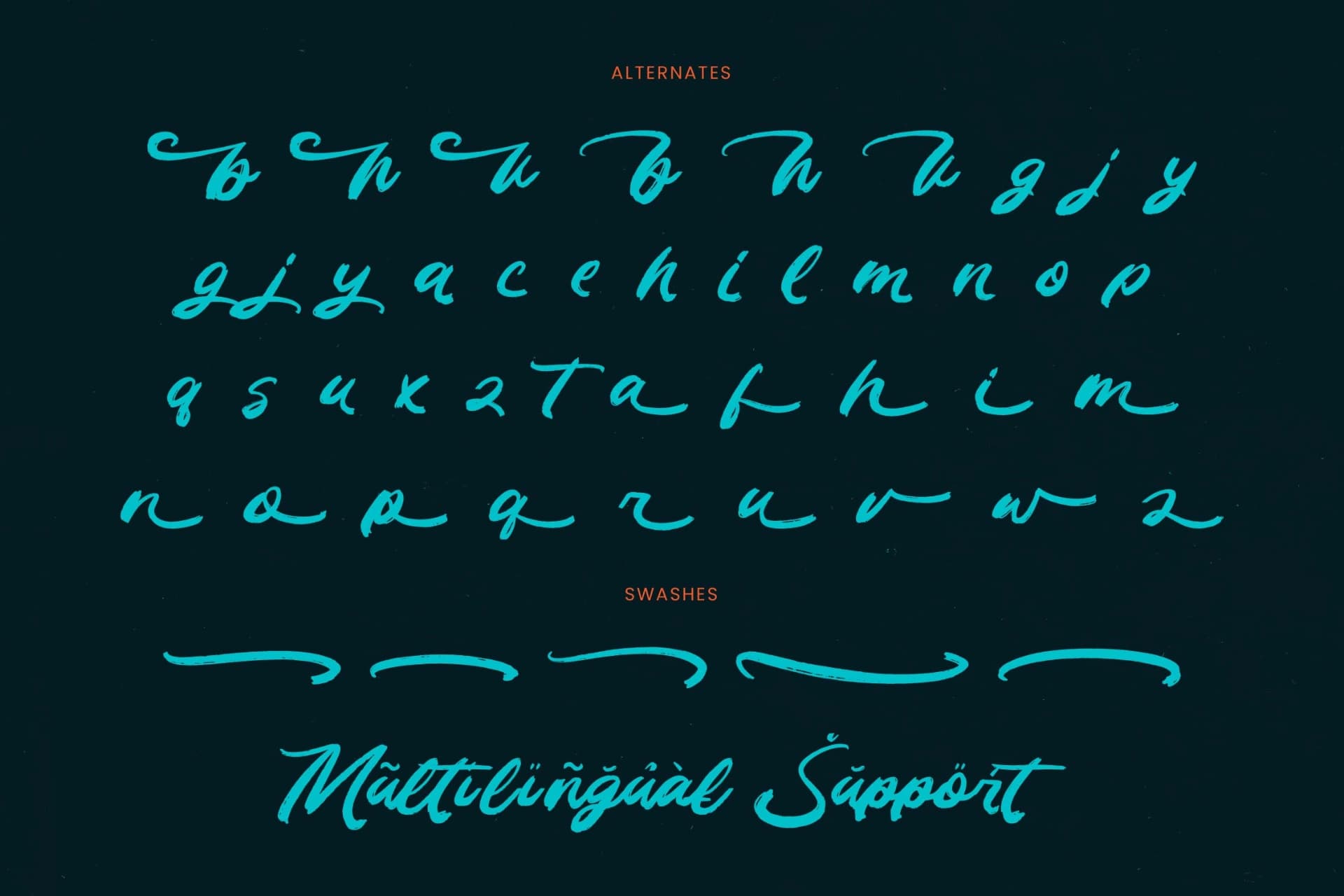 Preview 19 for Mental Router - Modern Brush Font