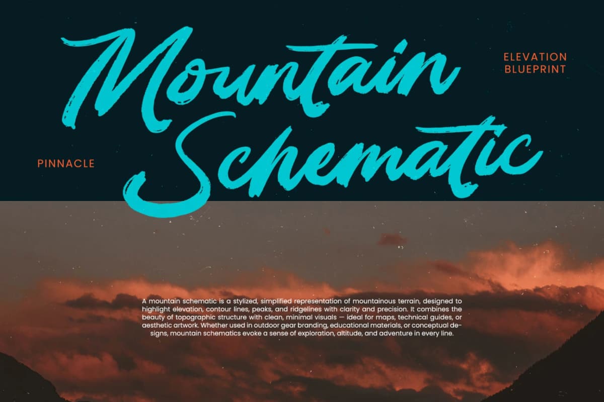 Preview 6 for Mental Router - Modern Brush Font