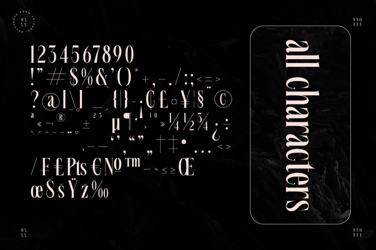 Preview 13 for Rasfferd - Serif Display Typeface