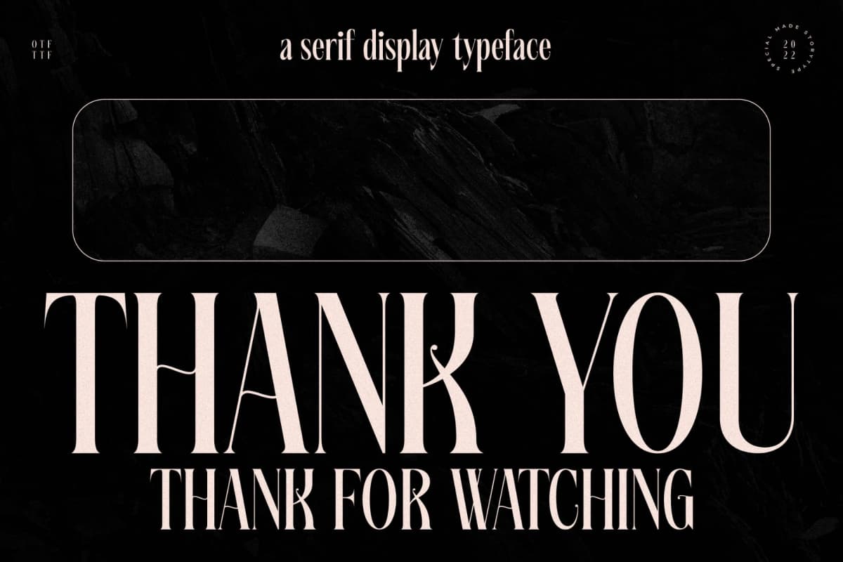Preview 15 for Rasfferd - Serif Display Typeface