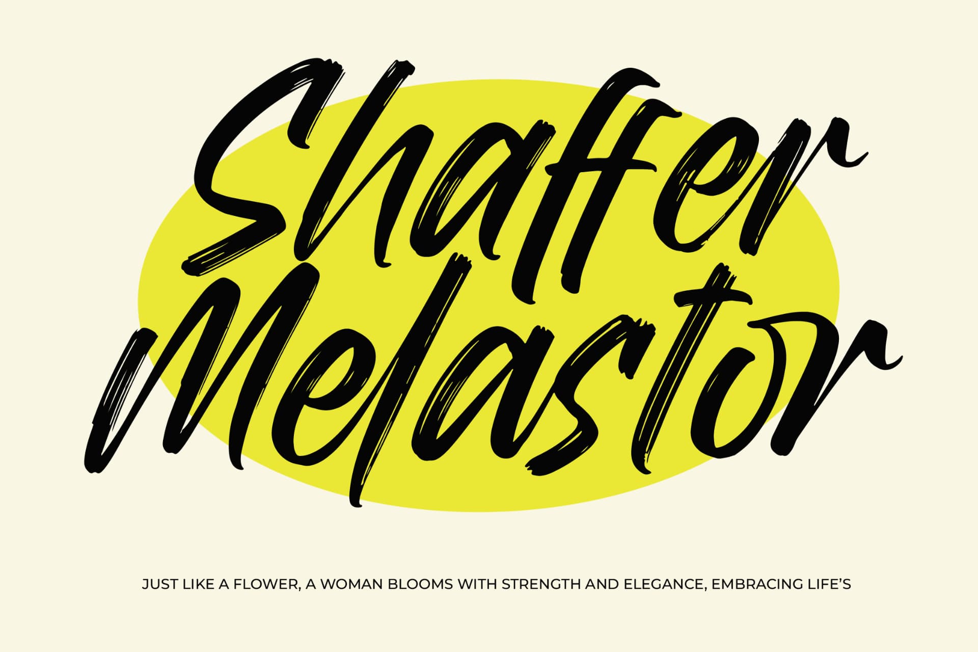 Preview 3 for Mirage Factory - Bold Brush Font