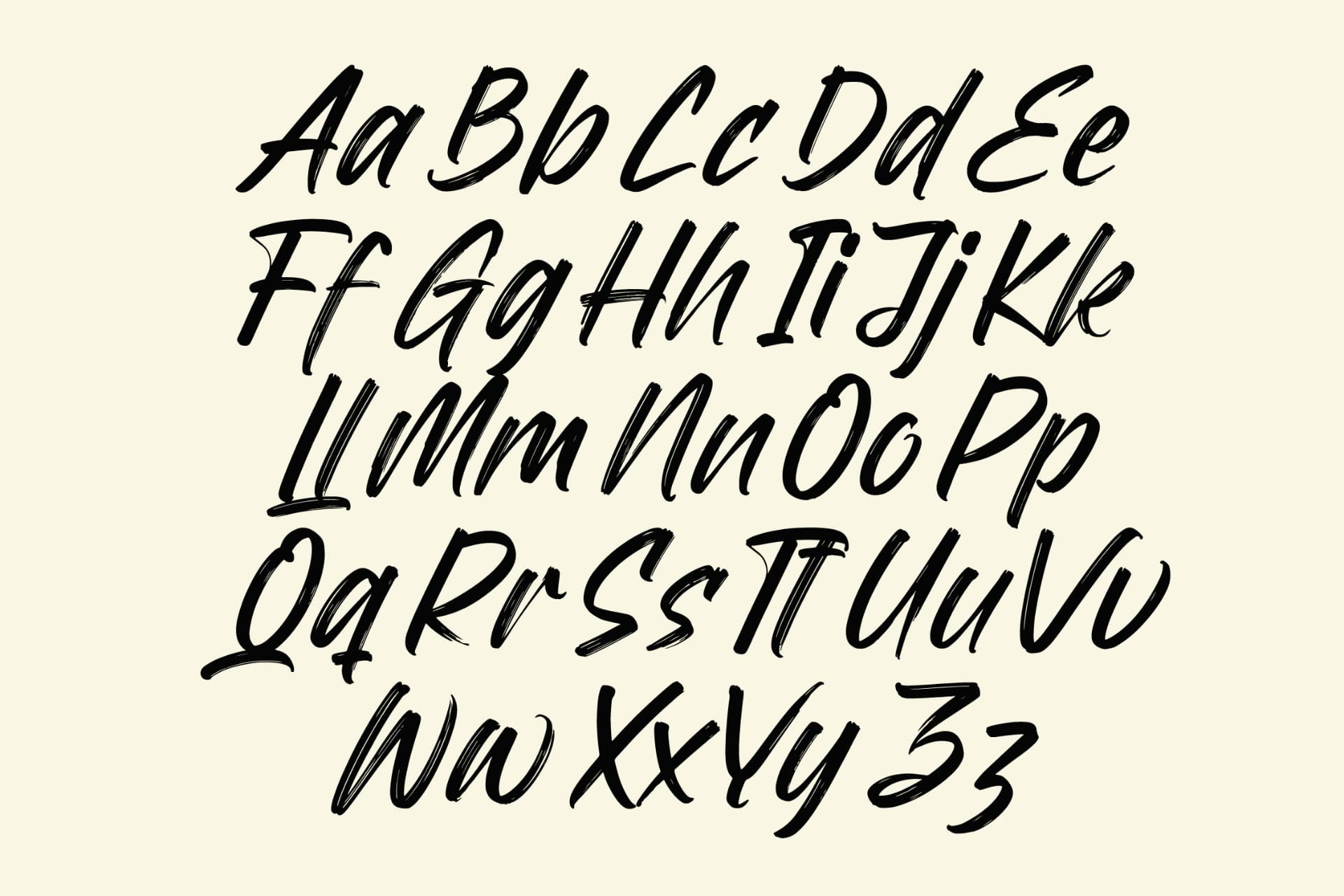 Preview 15 for Mirage Factory - Bold Brush Font