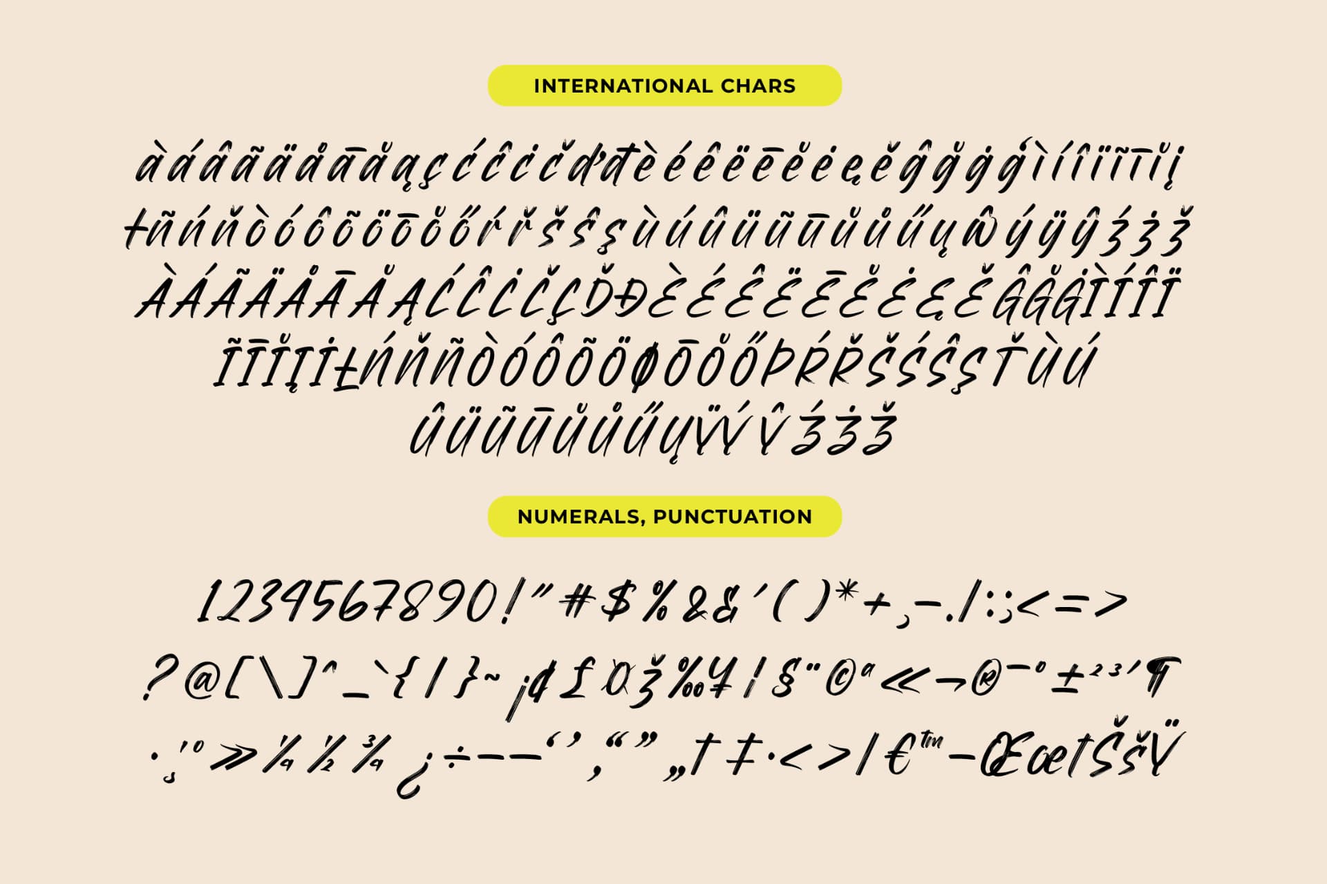 Preview 19 for Mirage Factory - Bold Brush Font