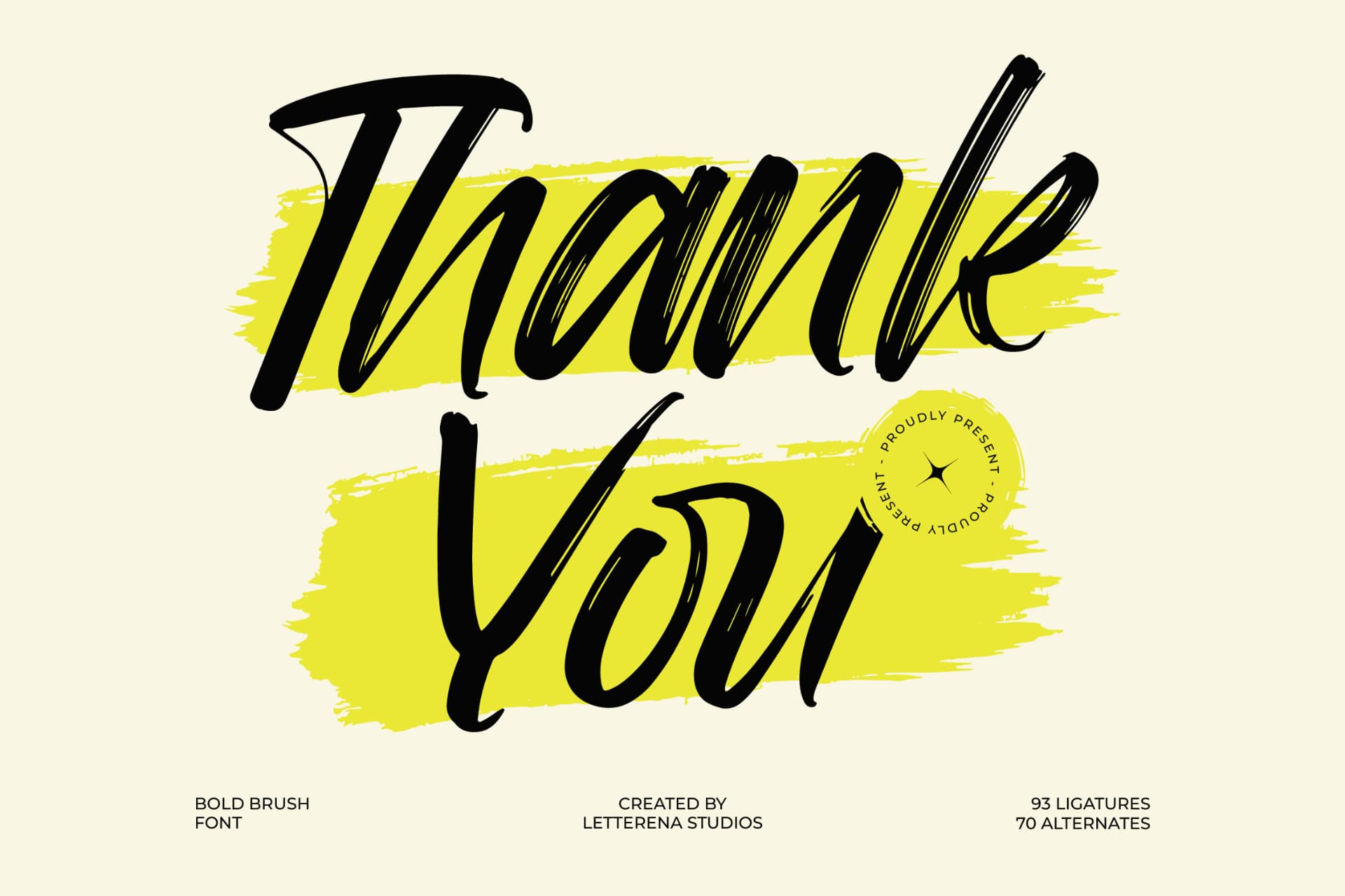 Preview 20 for Mirage Factory - Bold Brush Font