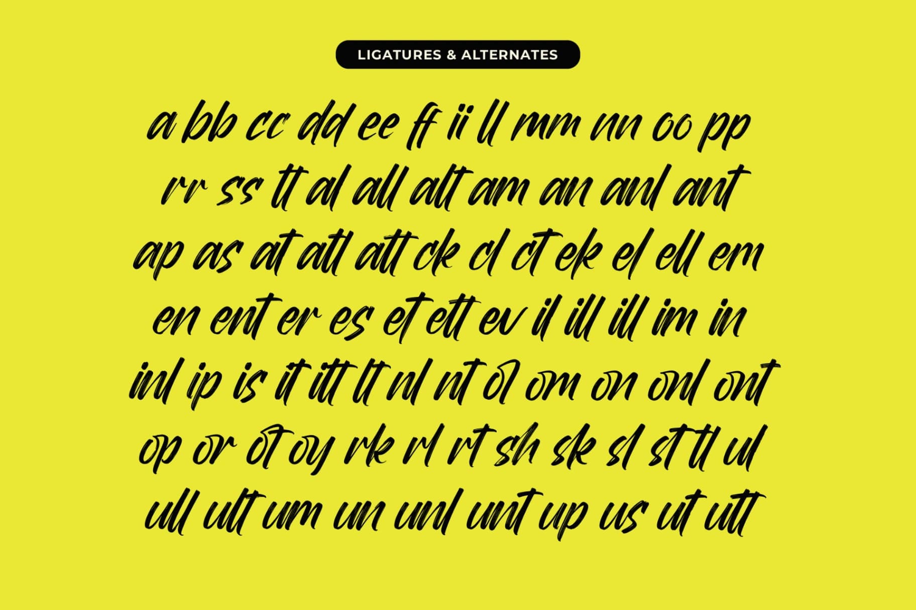 Preview 18 for Mirage Factory - Bold Brush Font