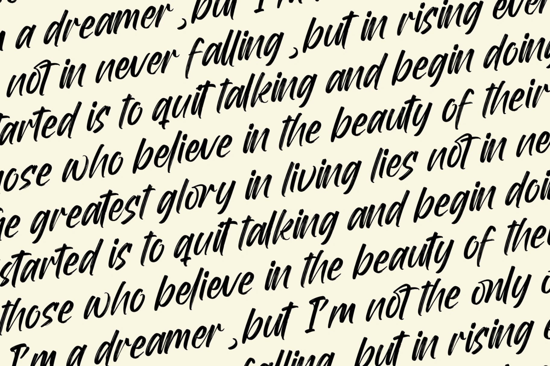 Preview 17 for Mirage Factory - Bold Brush Font