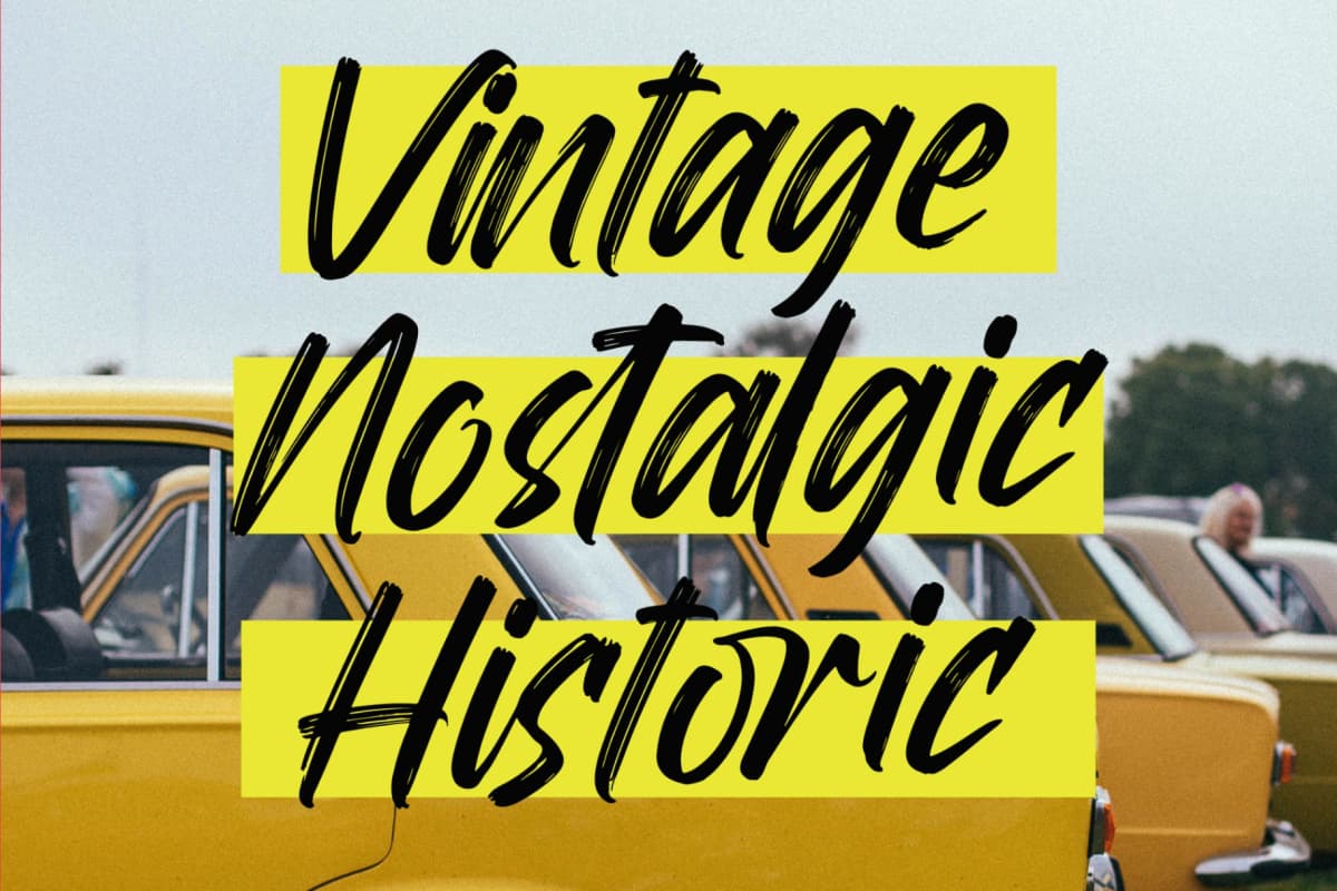 Mirage Factory - Bold Brush Font font preview 6