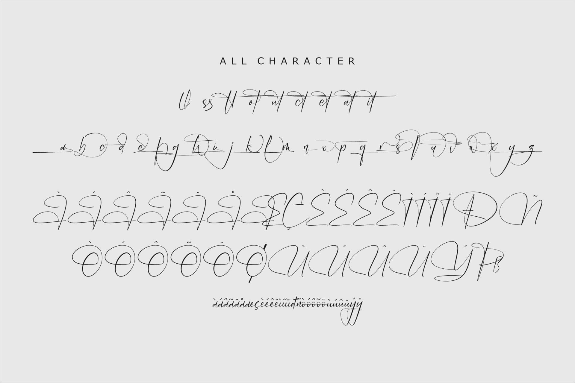 Preview 14 for Molahesta - Realistic Signature Font