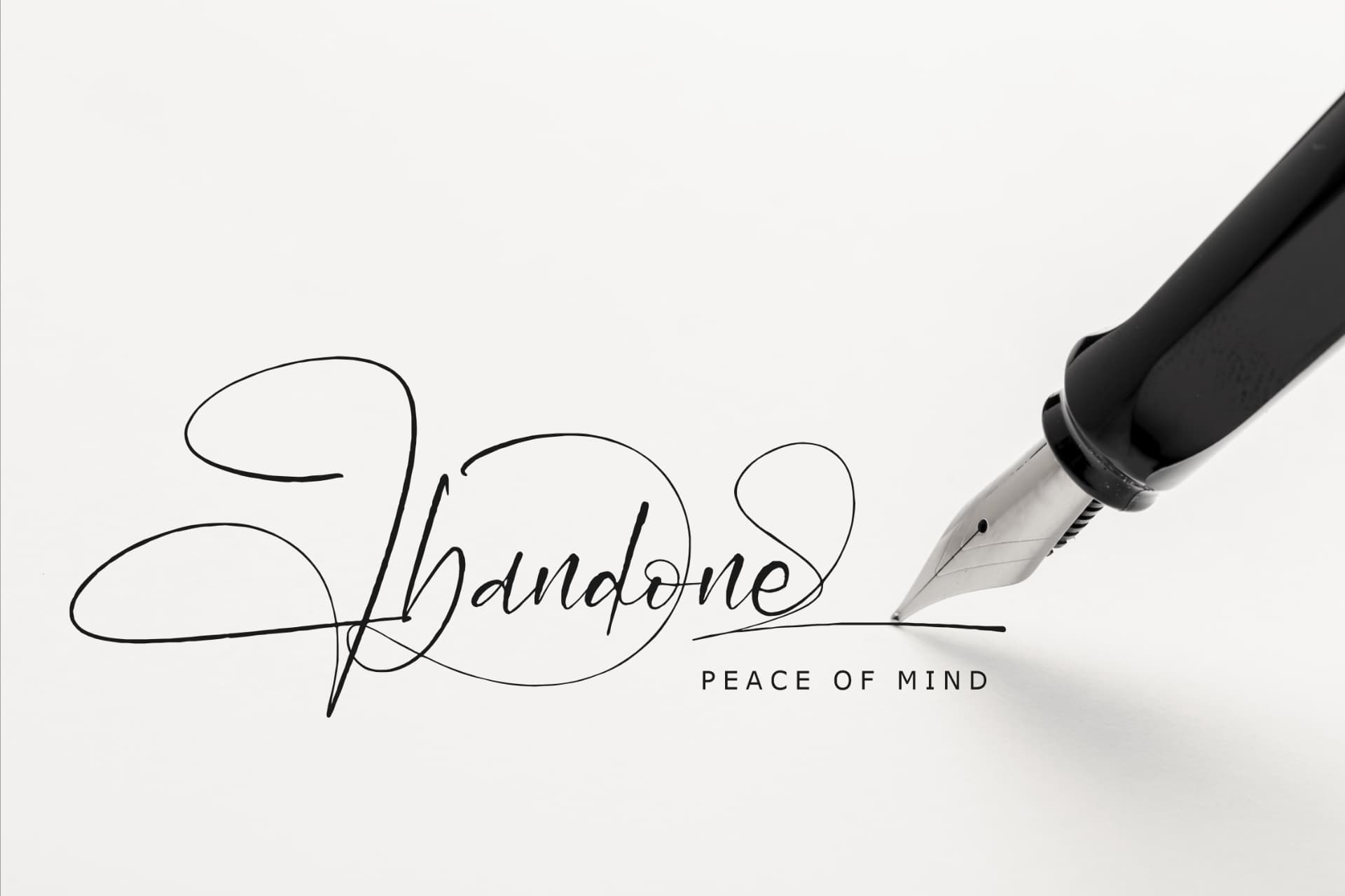 Preview 3 for Molahesta - Realistic Signature Font
