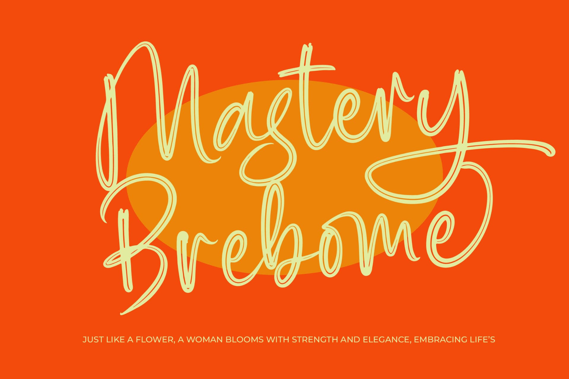 Preview 7 for Milegants Dersonale - Modern Brush Font