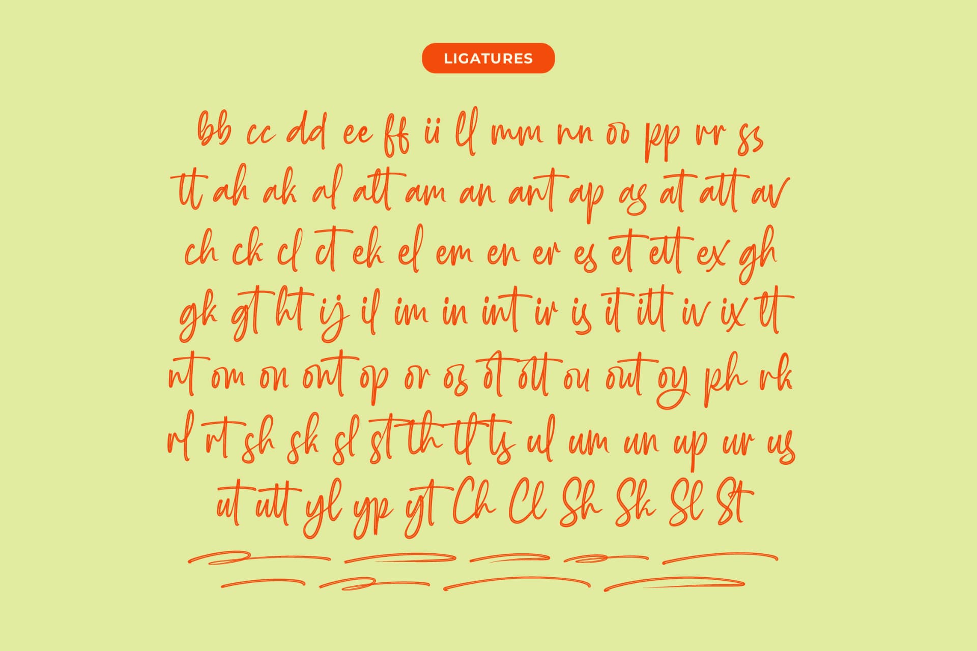Preview 18 for Milegants Dersonale - Modern Brush Font