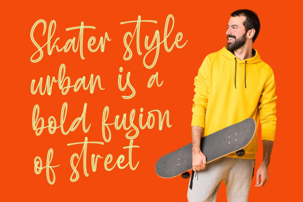 Milegants Dersonale - Modern Brush Font font preview 5
