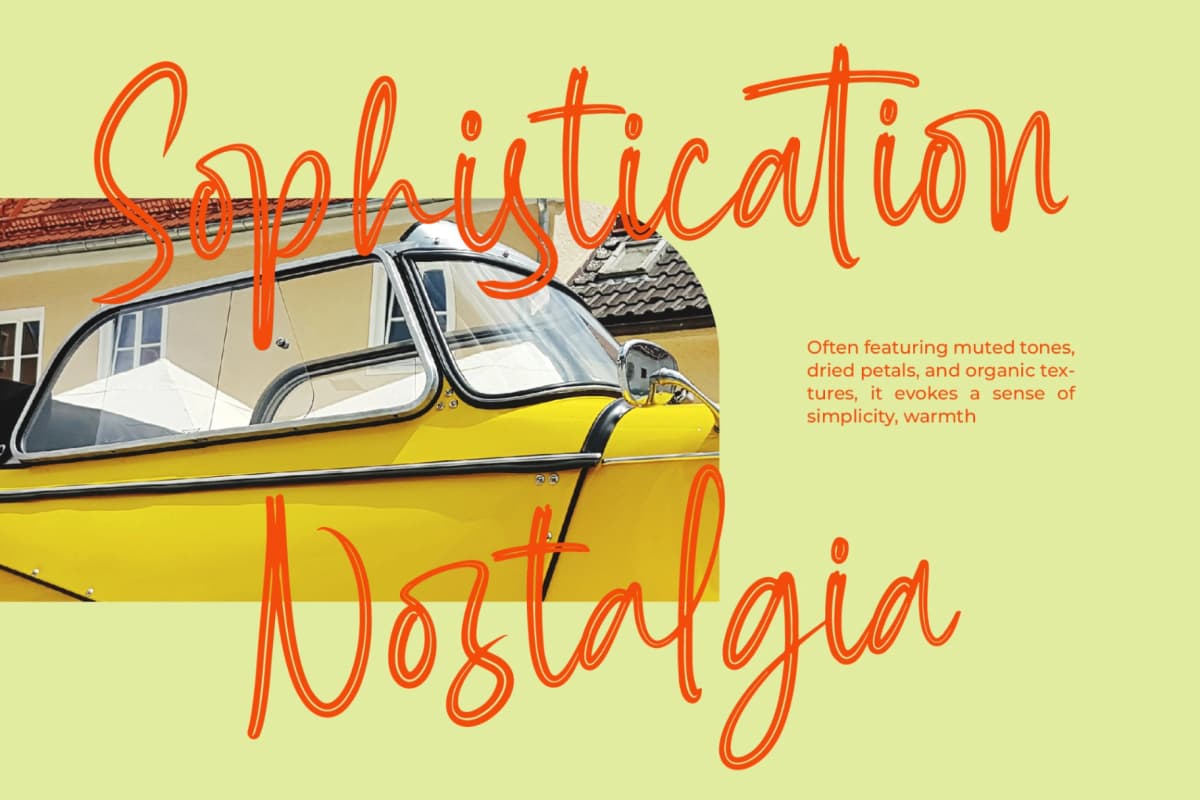 Milegants Dersonale - Modern Brush Font font preview 2