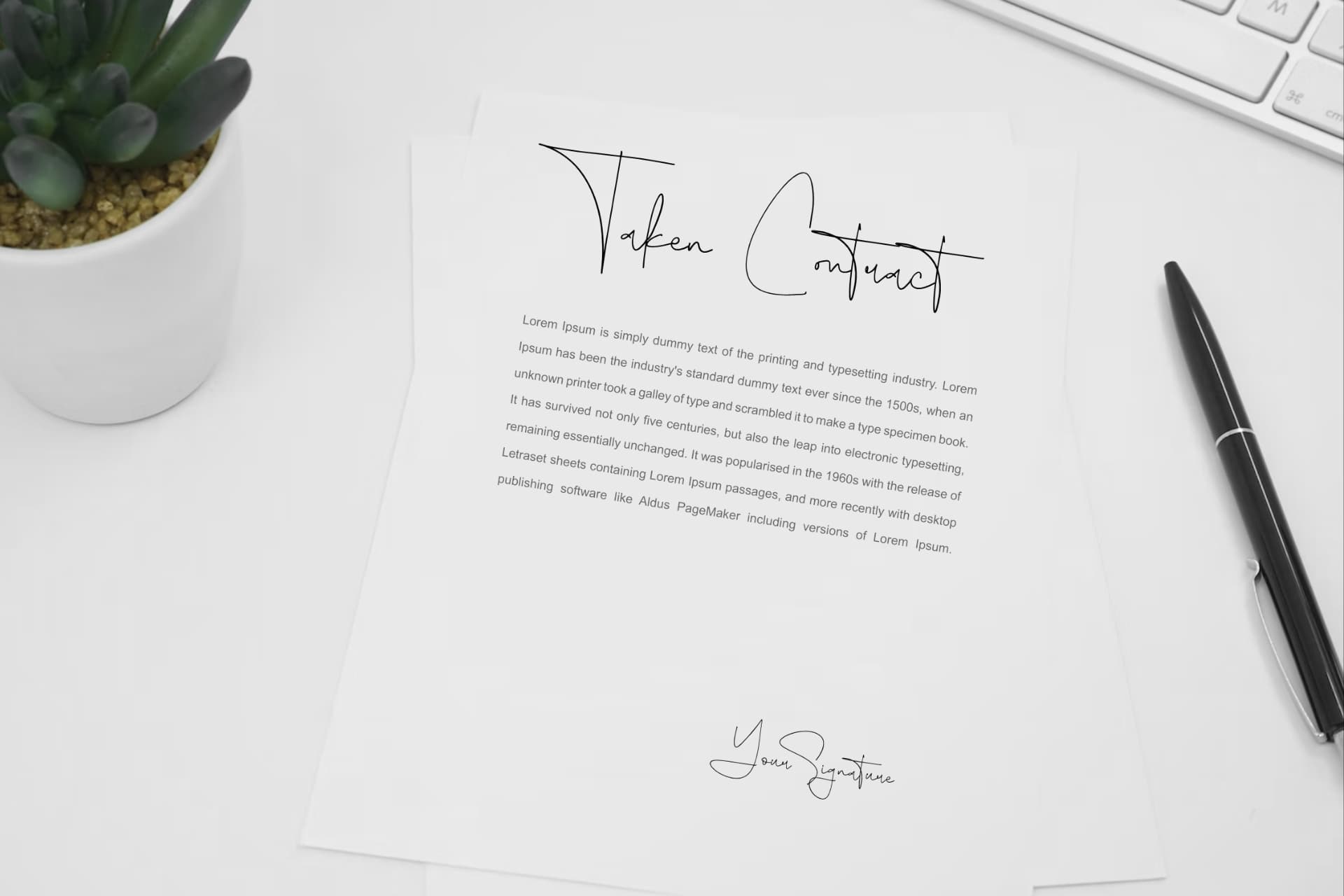 Preview 3 for Restonasi - Realistic Signature Font