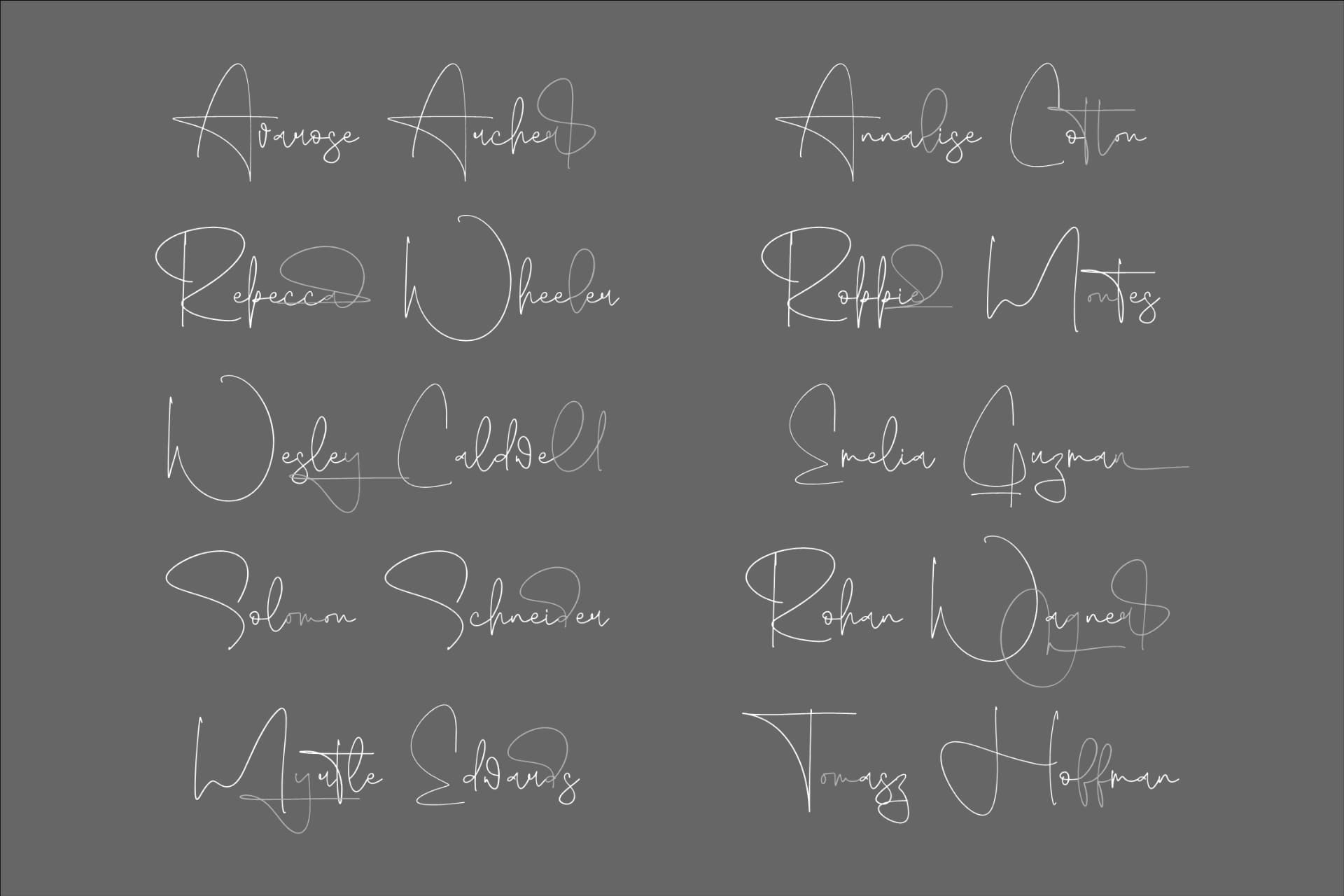 Preview 12 for Restonasi - Realistic Signature Font
