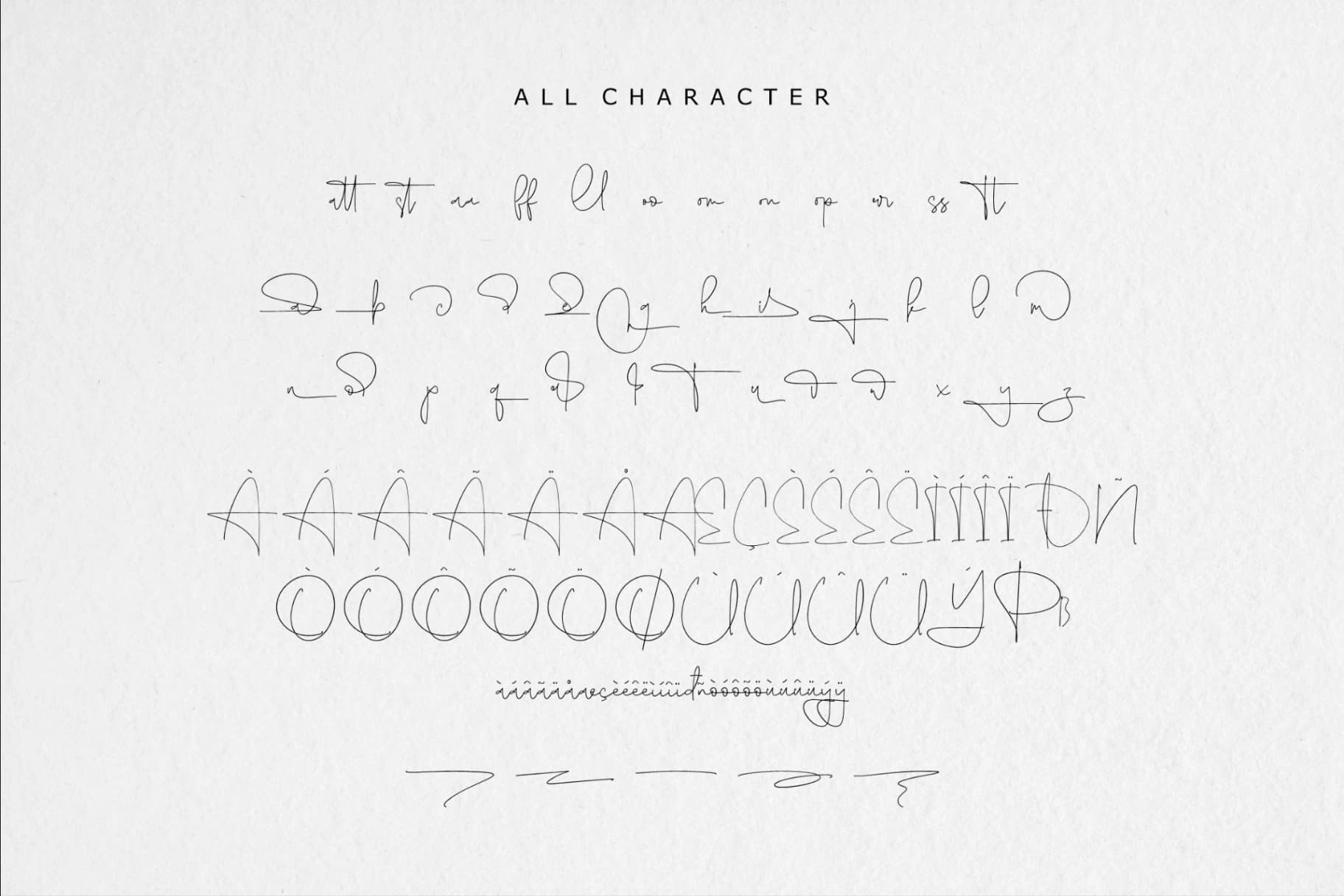 Preview 14 for Restonasi - Realistic Signature Font