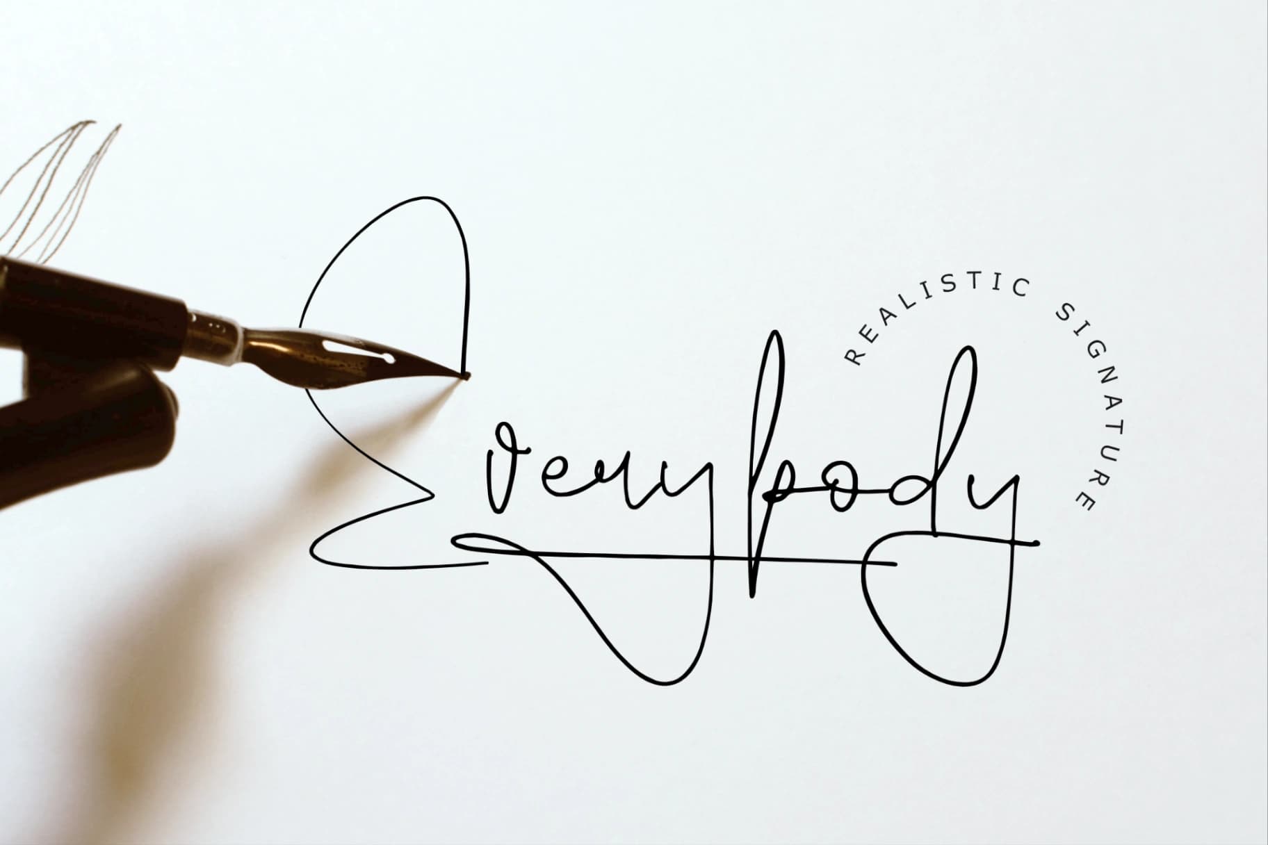 Preview 6 for Restonasi - Realistic Signature Font