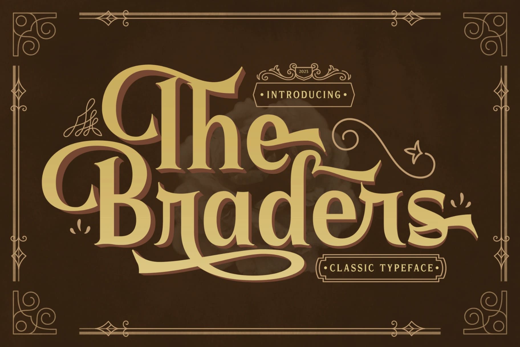 Preview of Braders - A Classic Typeface Font font