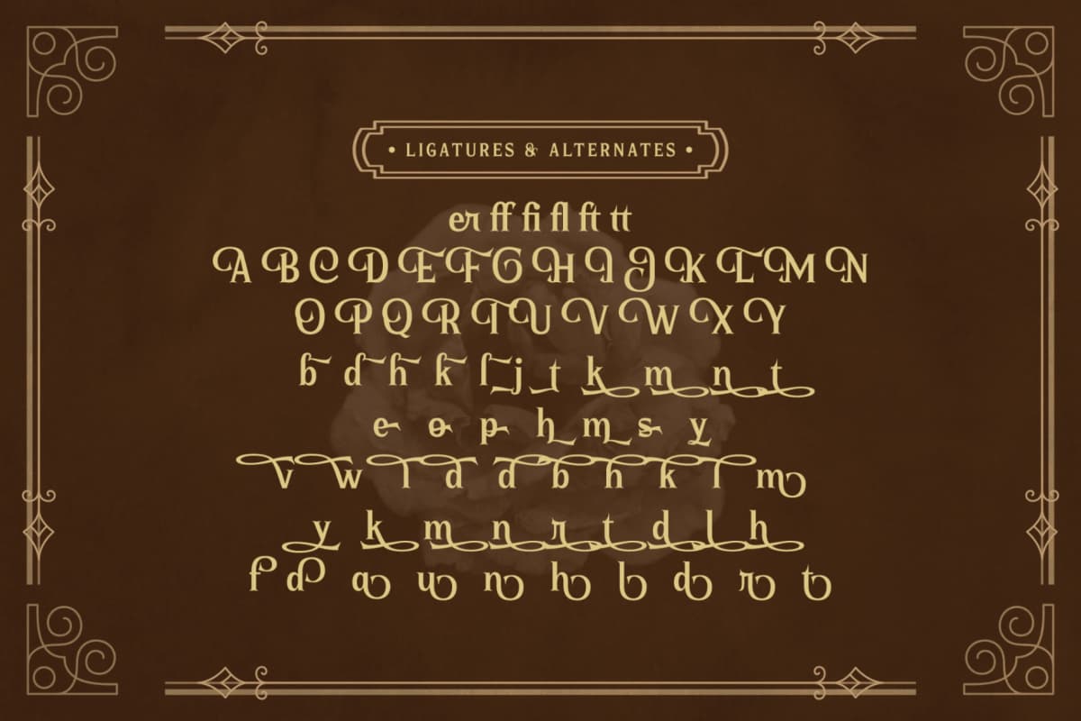 Braders - A Classic Typeface Font font preview 16