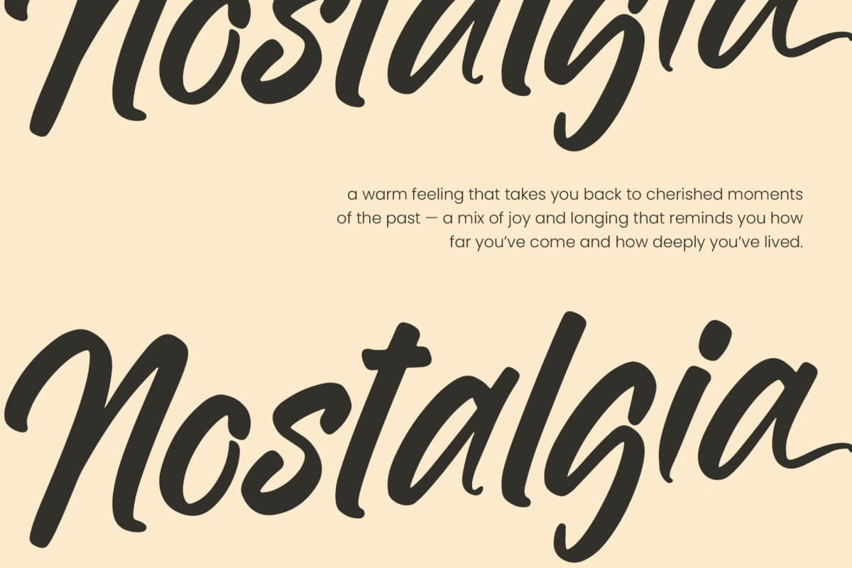Homes Spaceline – Bold Handwritten Font font preview 6