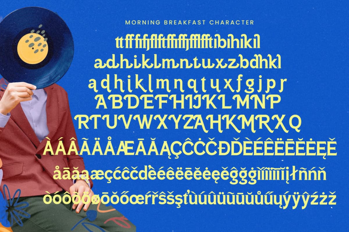 Preview 14 for Morning Breakfast - Display Serif Font