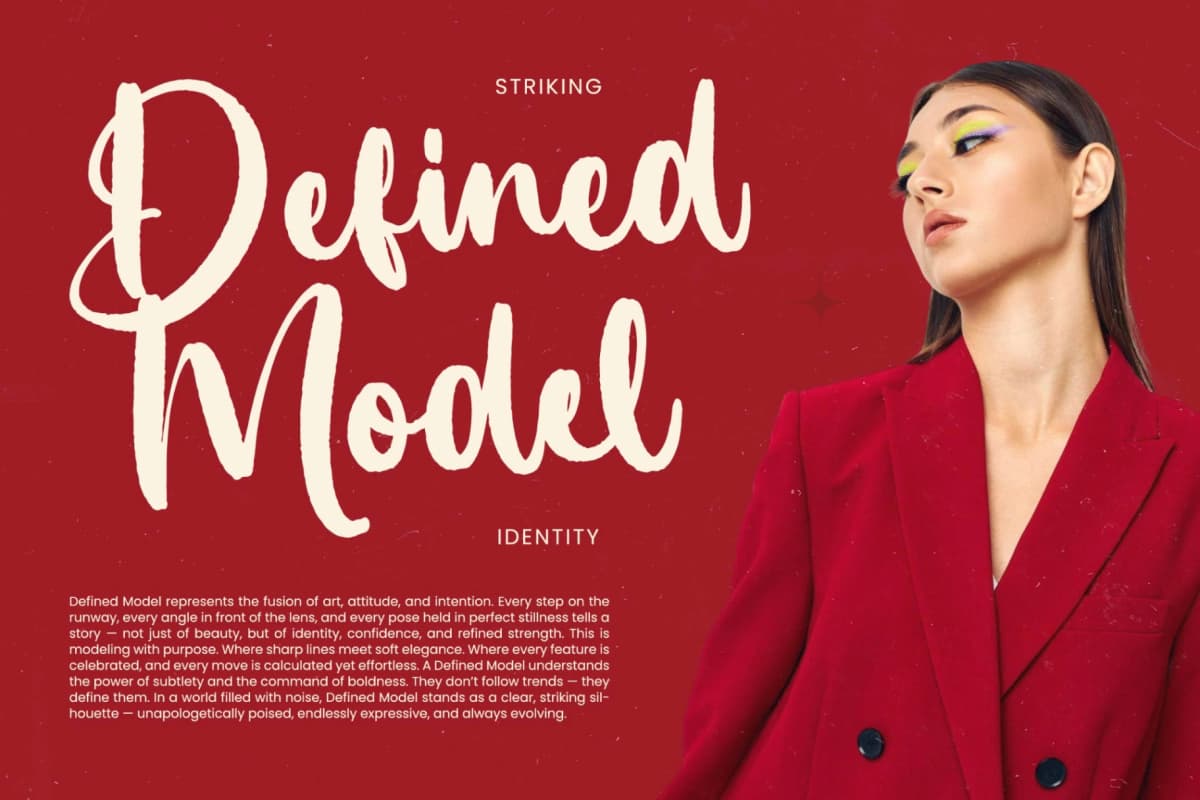Preview 4 for Ghatyna - Bold Brush Font