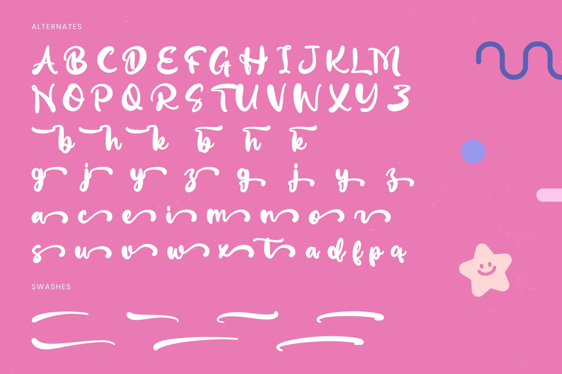 Preview 19 for Vanila Chute - Bold Handwritten Font